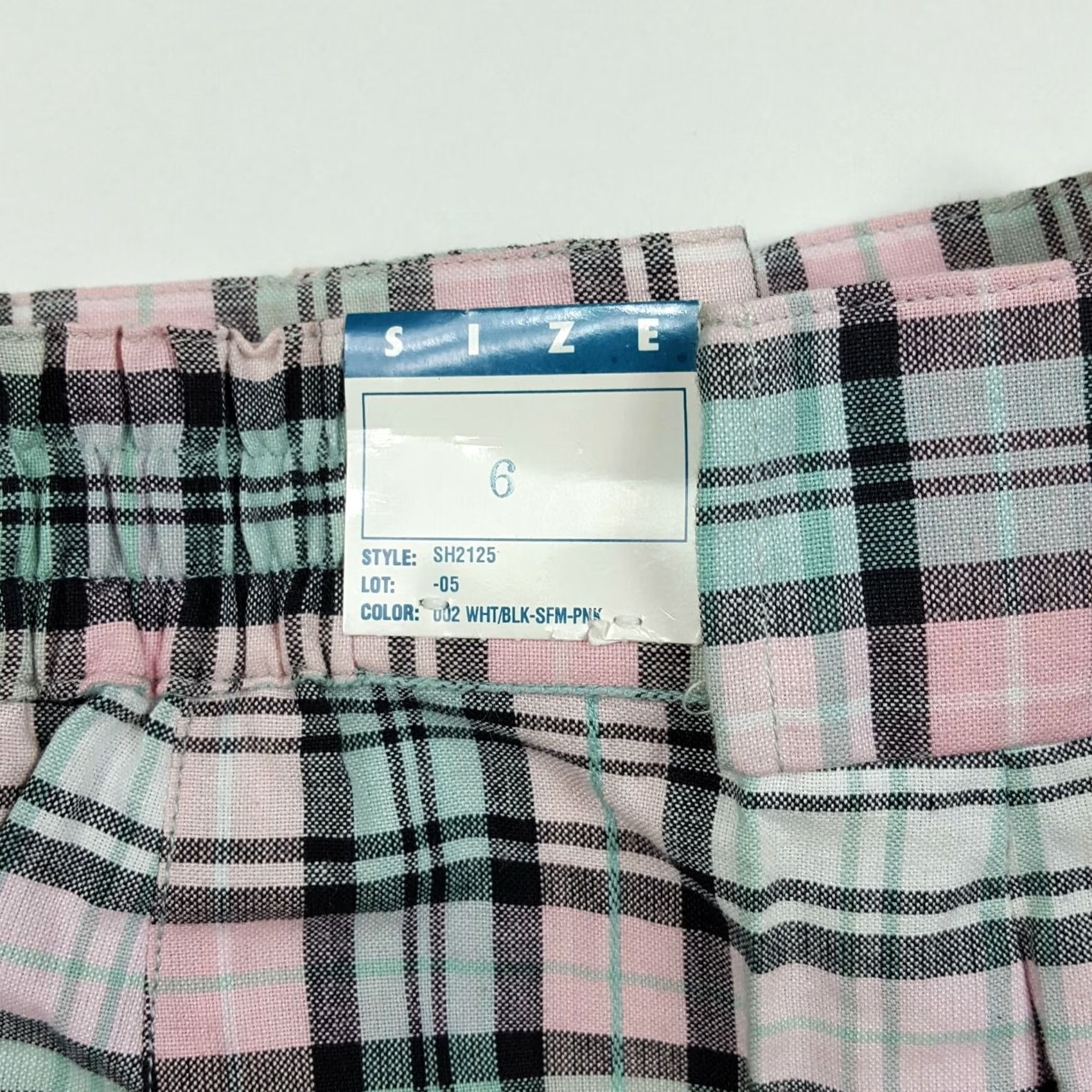 Vintage VINTAGE La Mode Plaid Women's Size 6 High Waist Outdoor Chino Golf Shorts NOS Size 42" / US 20 - 6 Thumbnail