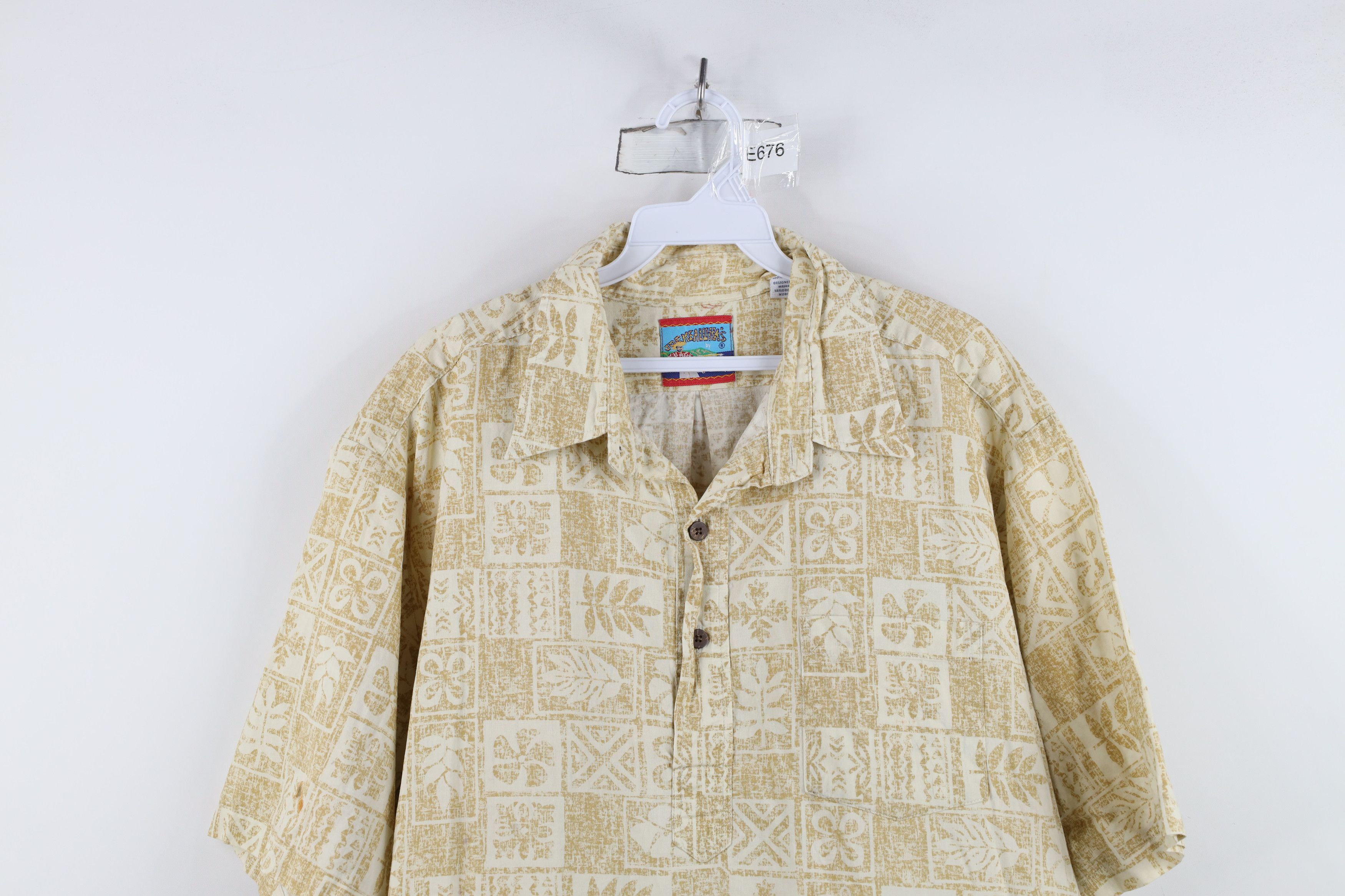 Reyn Spooner Vintage 90s Reyn Spooner Pullover Button Down Polo Shirt Size US XL / EU 56 / 4 - 2 Thumbnail