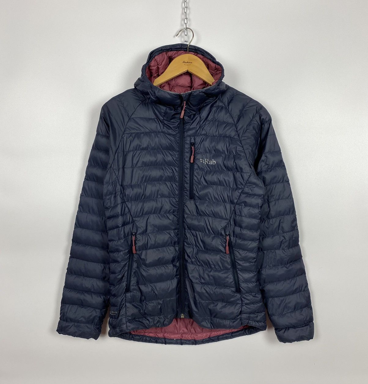 image of Rab Microlight Alpine Nikwax Hydrophobic Down Jacket Size S in Blue, Women's