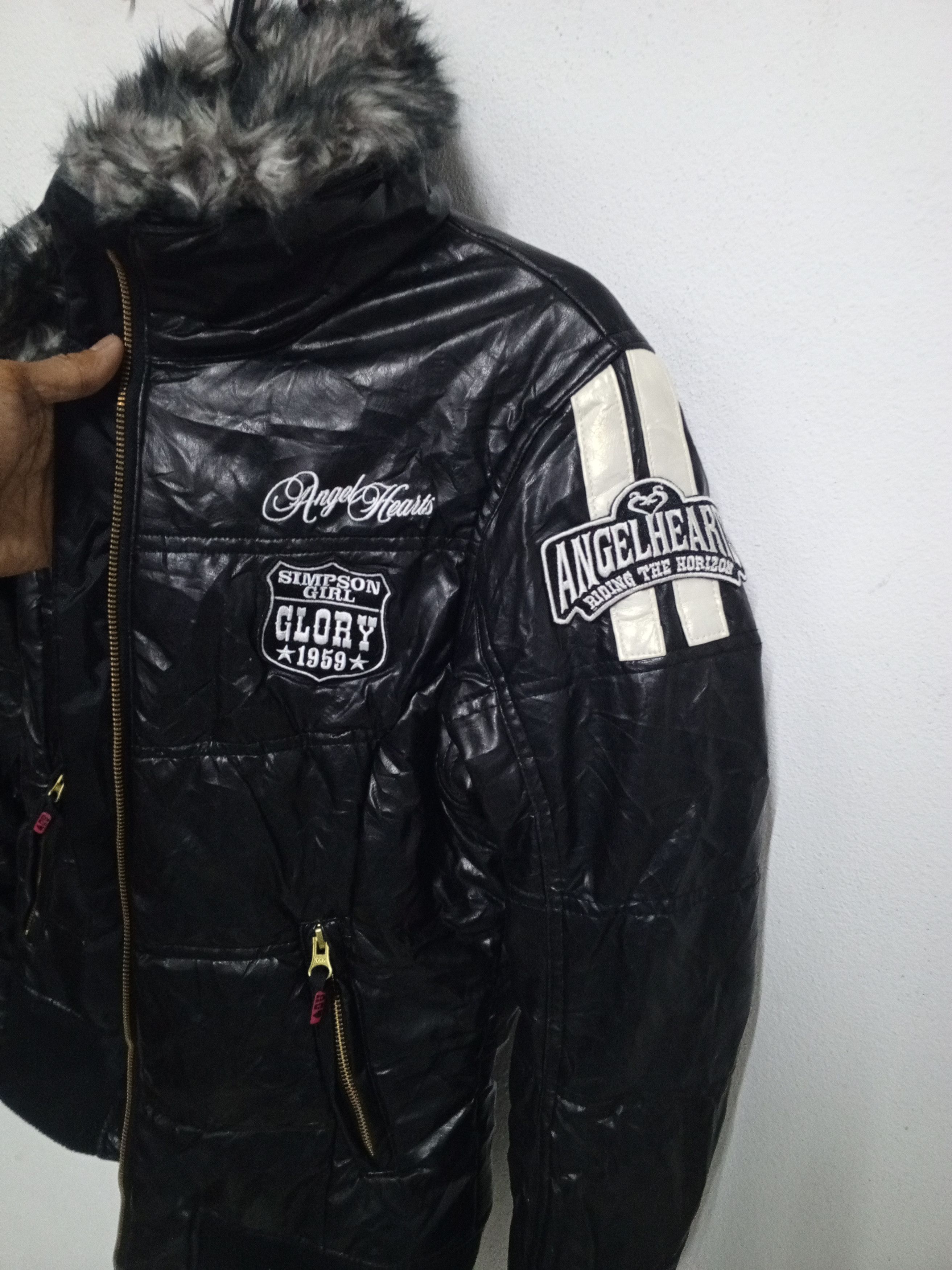 If Six Was Nine 🔥PUNK GIRL🔥 ANGEL HEARTS JACKET FULLBLACK Size M / US 6-8 / IT 42-44 - 4 Thumbnail