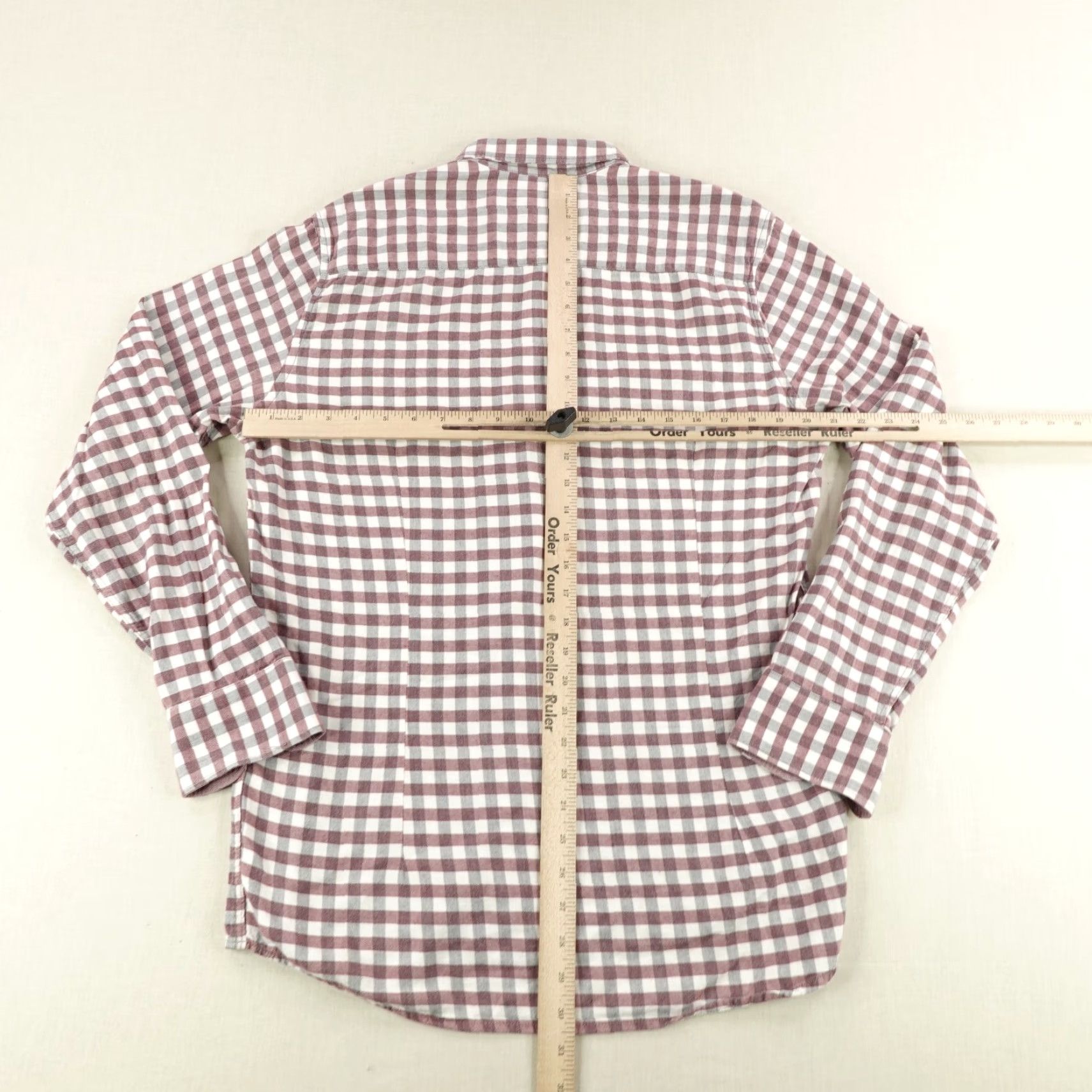 Vintage VINTAGE Agave Plaid Flannel Button-Up Shirt Mens Medium Red Gray Outdoor Prepster Size US M / EU 48-50 / 2 - 6 Thumbnail