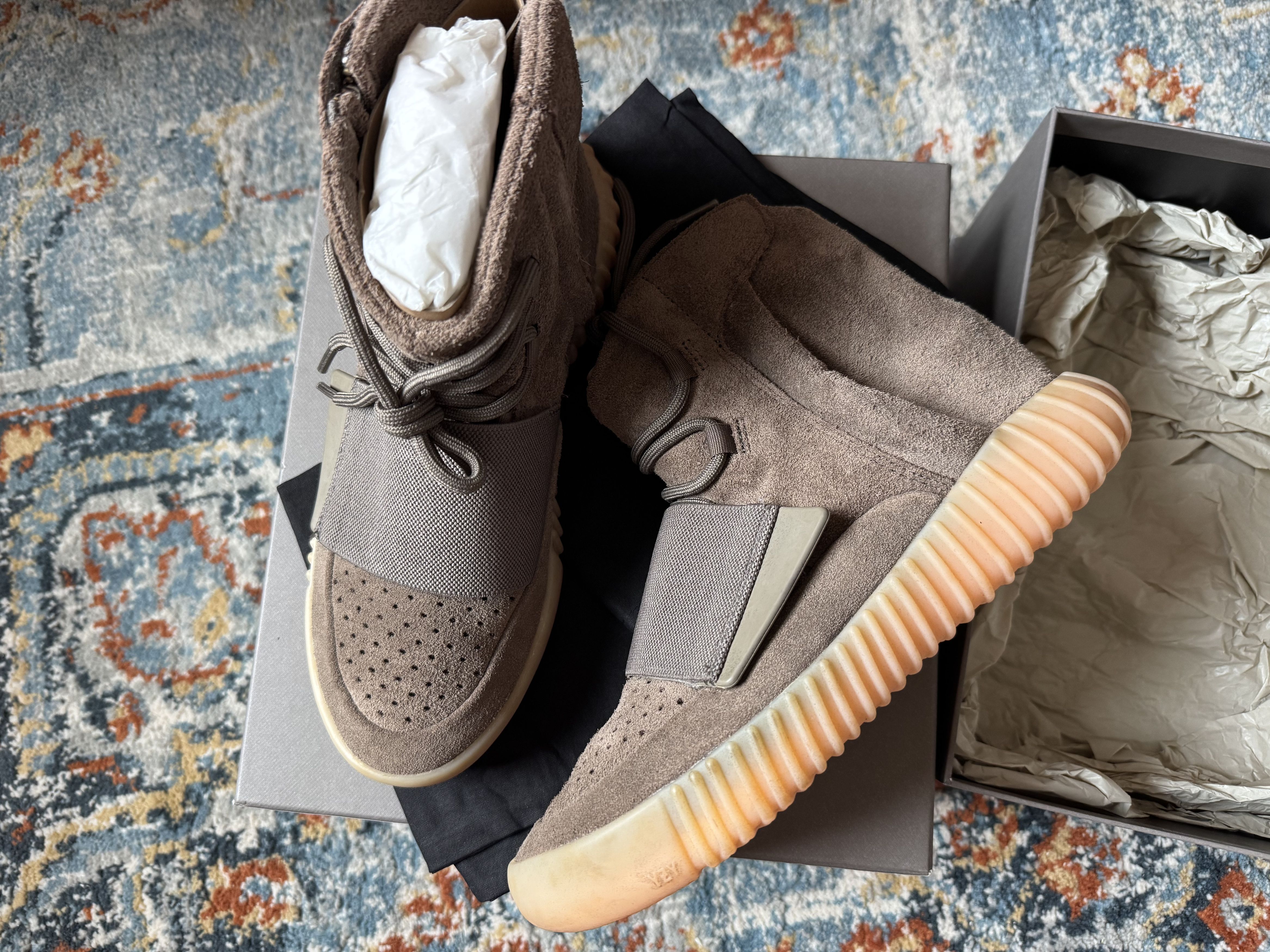 Yeezy adidas Yeezy Boost 750 Chocolate Size US 7 / EU 40 - 4 Thumbnail