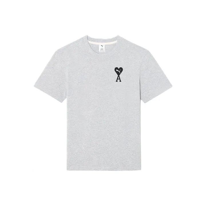 Puma PUMA AMIPARIS Love Embroidery Casual T-Shirt 0079 Size US L / EU 52-54 / 3 - 1 Thumbnail