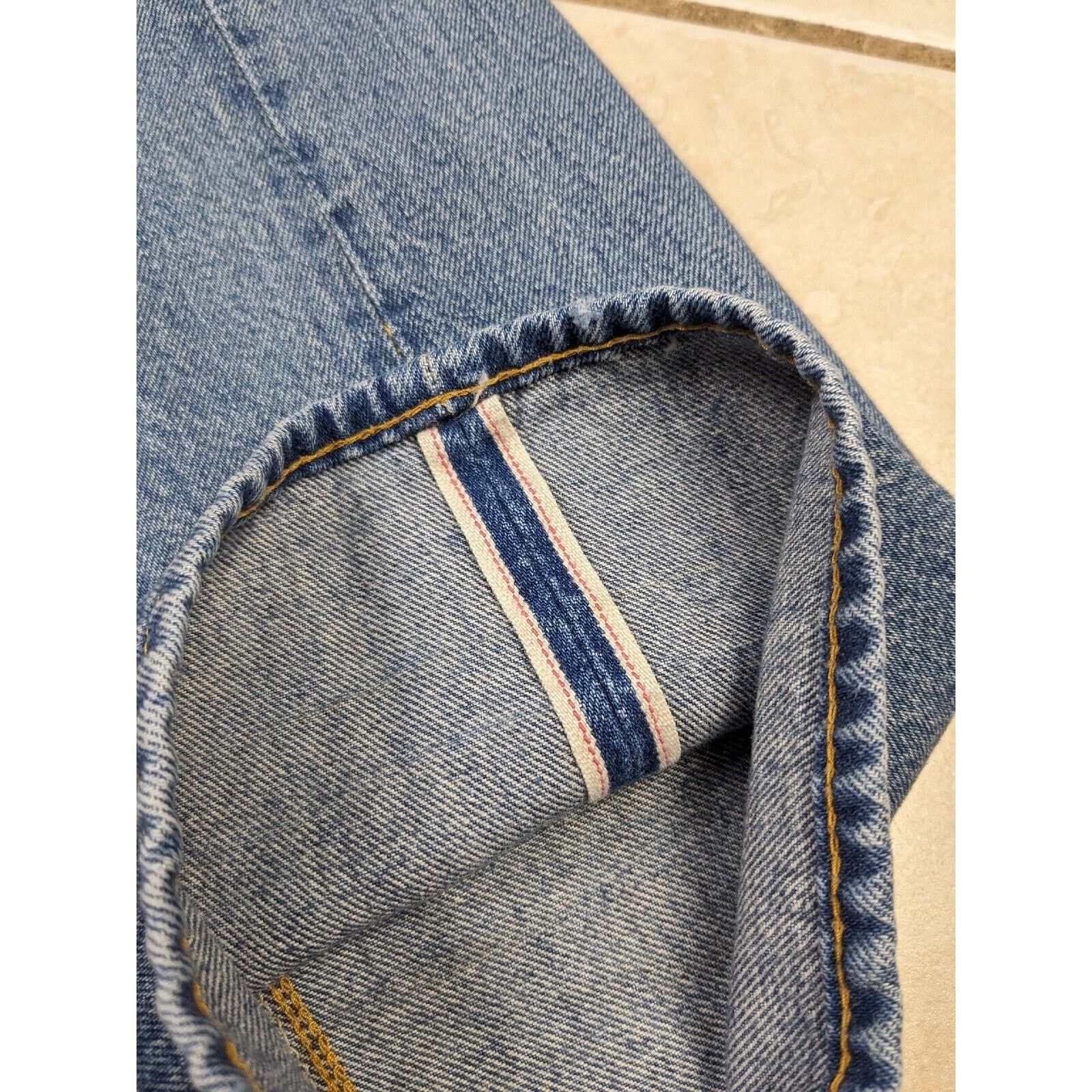 Levi's LVC LEVIS 501XX 31x34 Distressed Big E Selvedge Jeans Size US 31 - 9 Thumbnail
