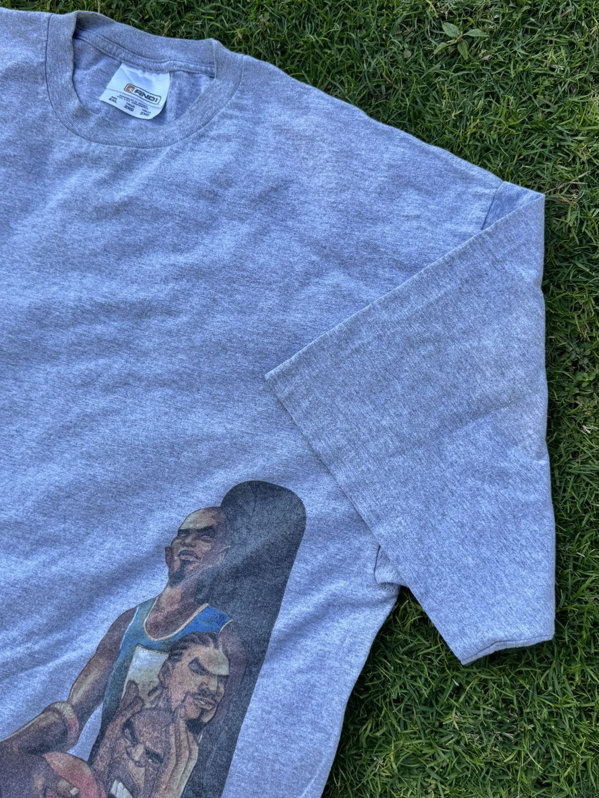 Vintage t-shirt and1 basketball vintage Size US XXL / EU 58 / 5 - 5 Thumbnail
