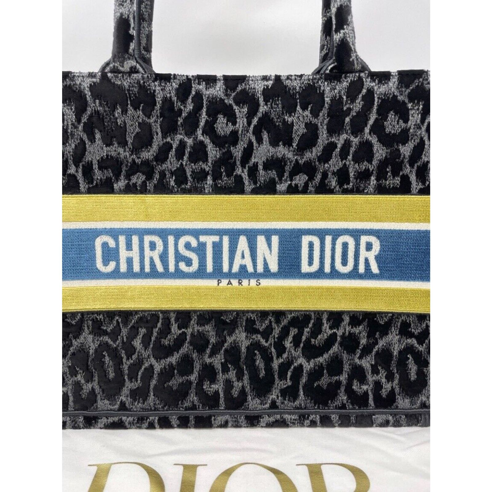Dior CHRISTIAN DIOR Small Book Mizza Embroidered Tote Bag Size ONE SIZE - 3 Thumbnail