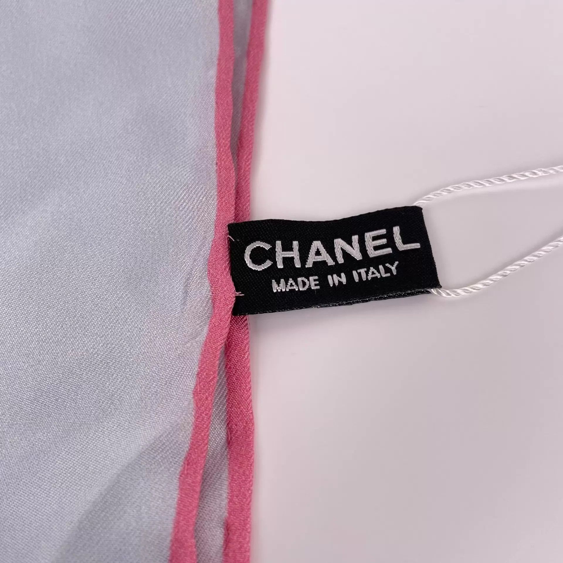 Chanel CHANEL silk scarf 260124TMJAB01 Size ONE SIZE - 3 Thumbnail