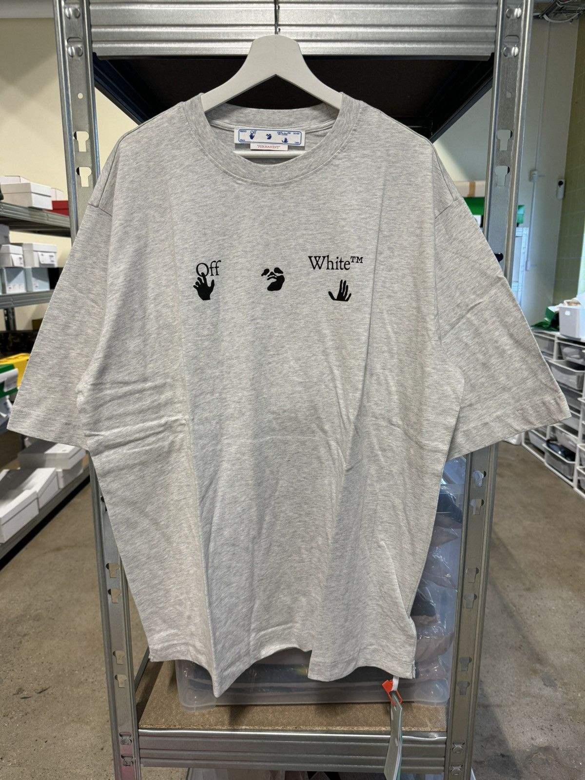 Off-White Off-White Logo T-Shirt NEW 500$ Size US XL / EU 56 / 4 - 1 Thumbnail