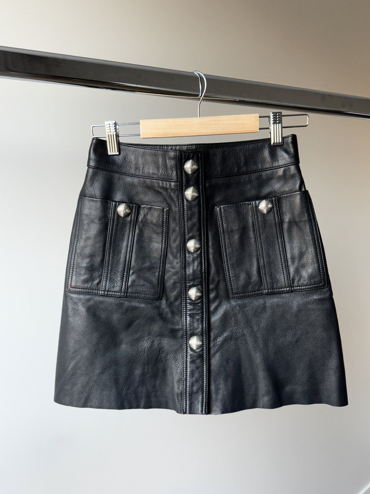 Maje Brand new with tags Maje leather skirt Size 26" / US 2 / IT 38 - 8 Thumbnail
