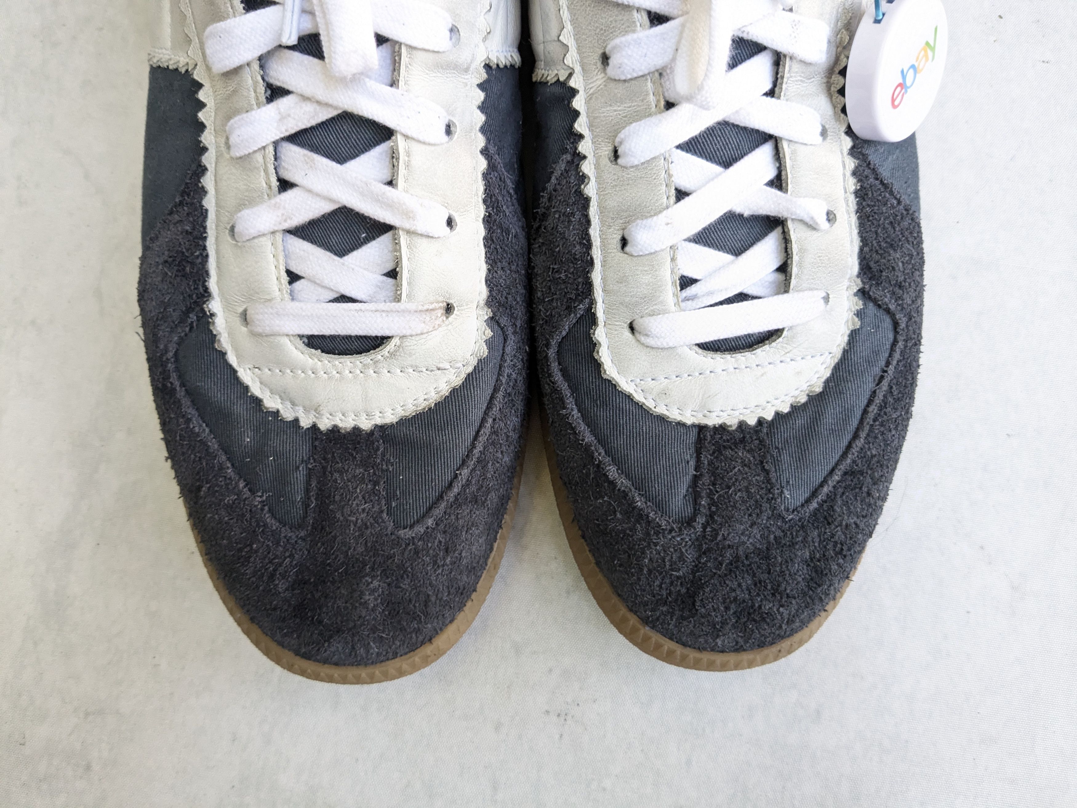 Maison Margiela Maison Margiela Replica GAT Navy Blue 12 45 Low Tops Size US 12 / EU 45 - 3 Thumbnail