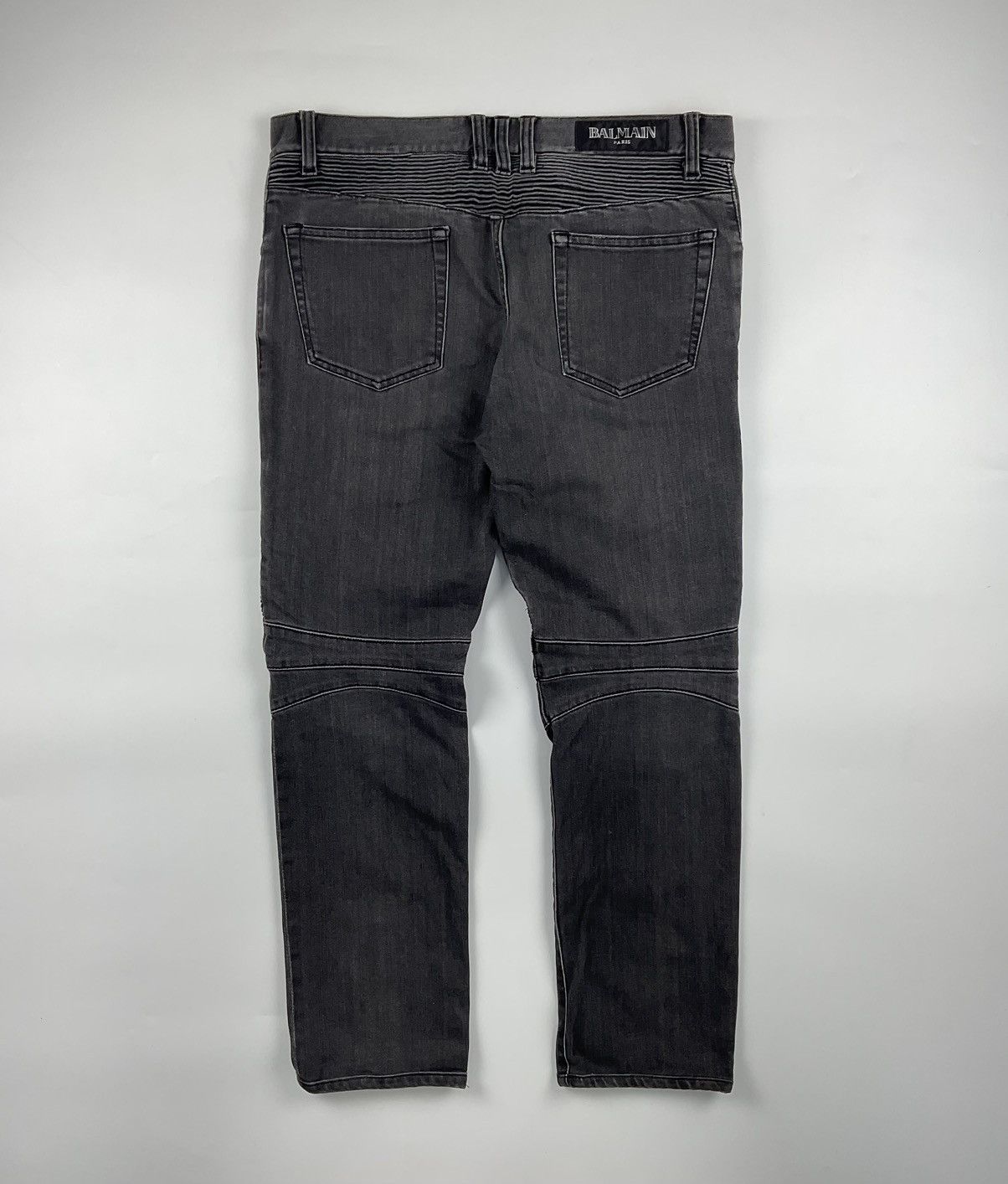Balmain Balmain Distressed Biker Jeans Size US 32 / EU 48 - 2 Thumbnail
