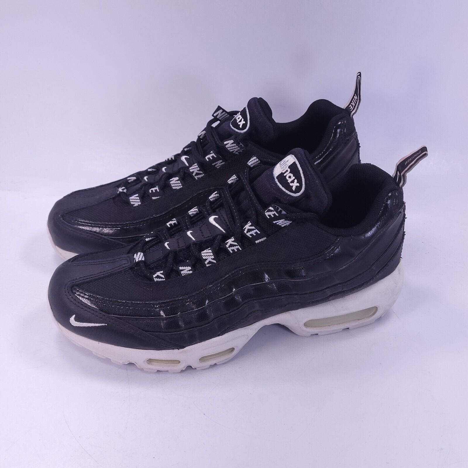 Nike Nike Air Max 95 PRM Shoe Men Size 7.5 538416-020 Black White Size US 7.5 / EU 40-41 - 1 Thumbnail