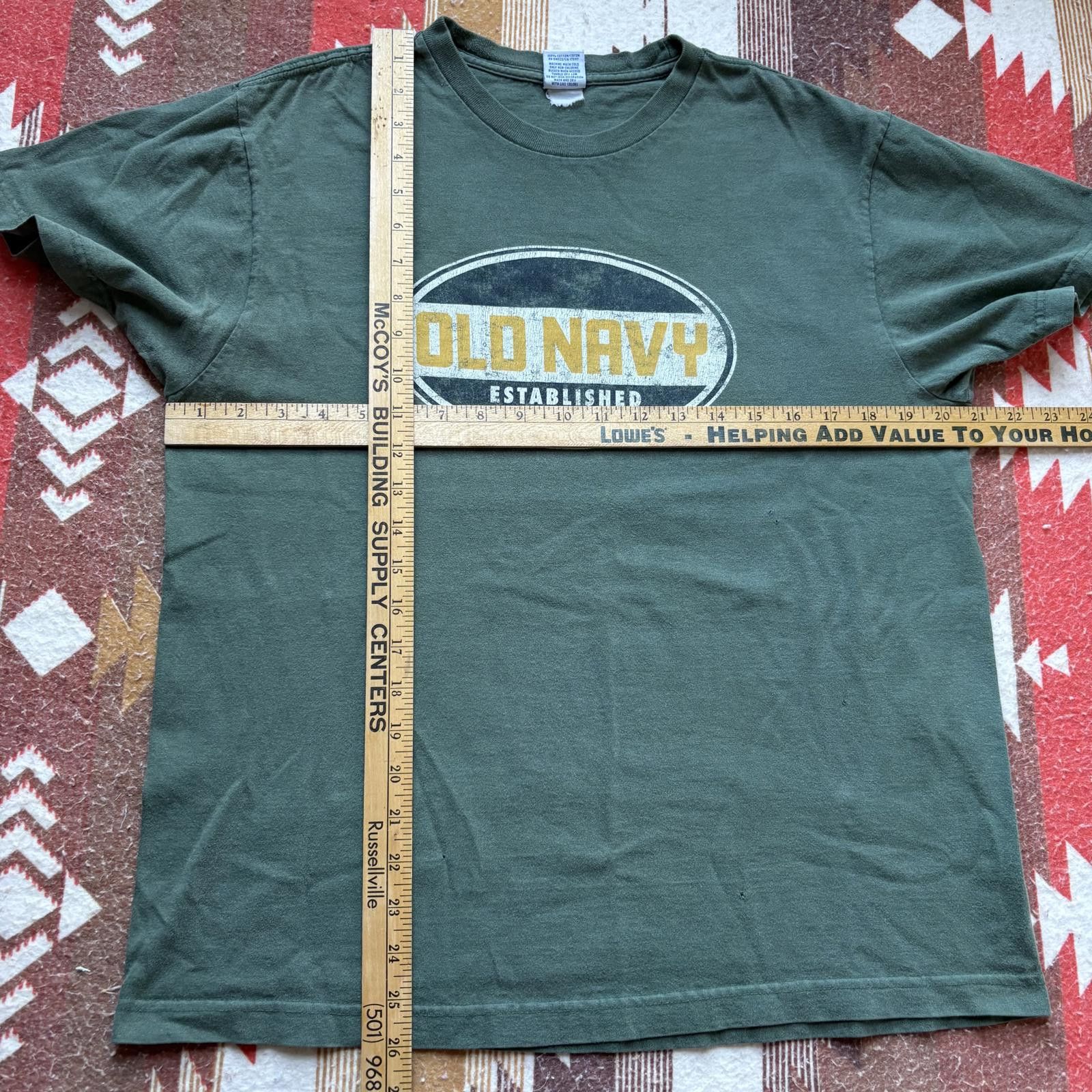 Old Navy Vintage Y2K Forest Green Old Navy Grunge Skater Shirt Size US M / EU 48-50 / 2 - 4 Thumbnail