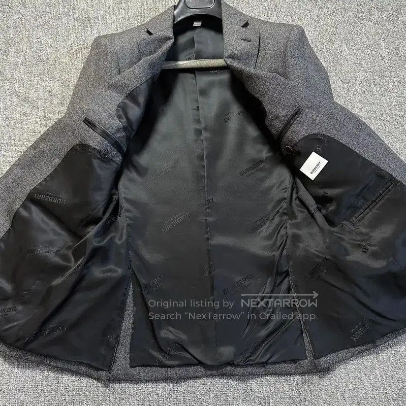 Burberry Burberry Men's Gray Wool Blend Long Coat. Size US S / EU 44-46 / 1 - 6 Thumbnail
