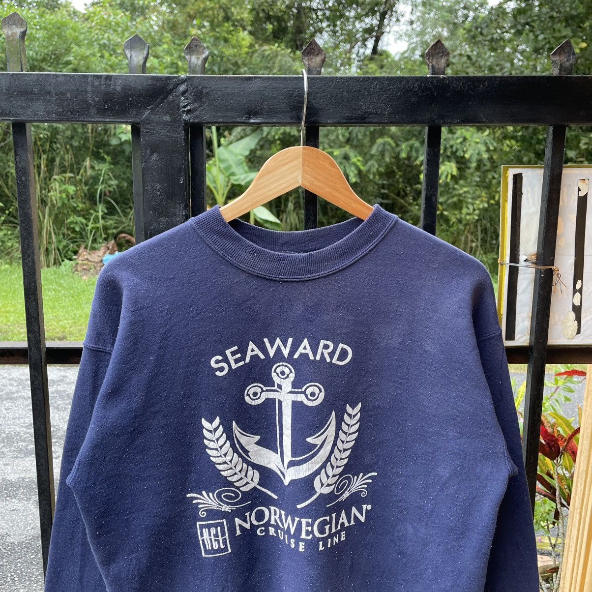 Vintage 🔥Vintage 80s Seaward Norwegian Cruise Lane Sweatshirts Size US S / EU 44-46 / 1 - 4 Thumbnail
