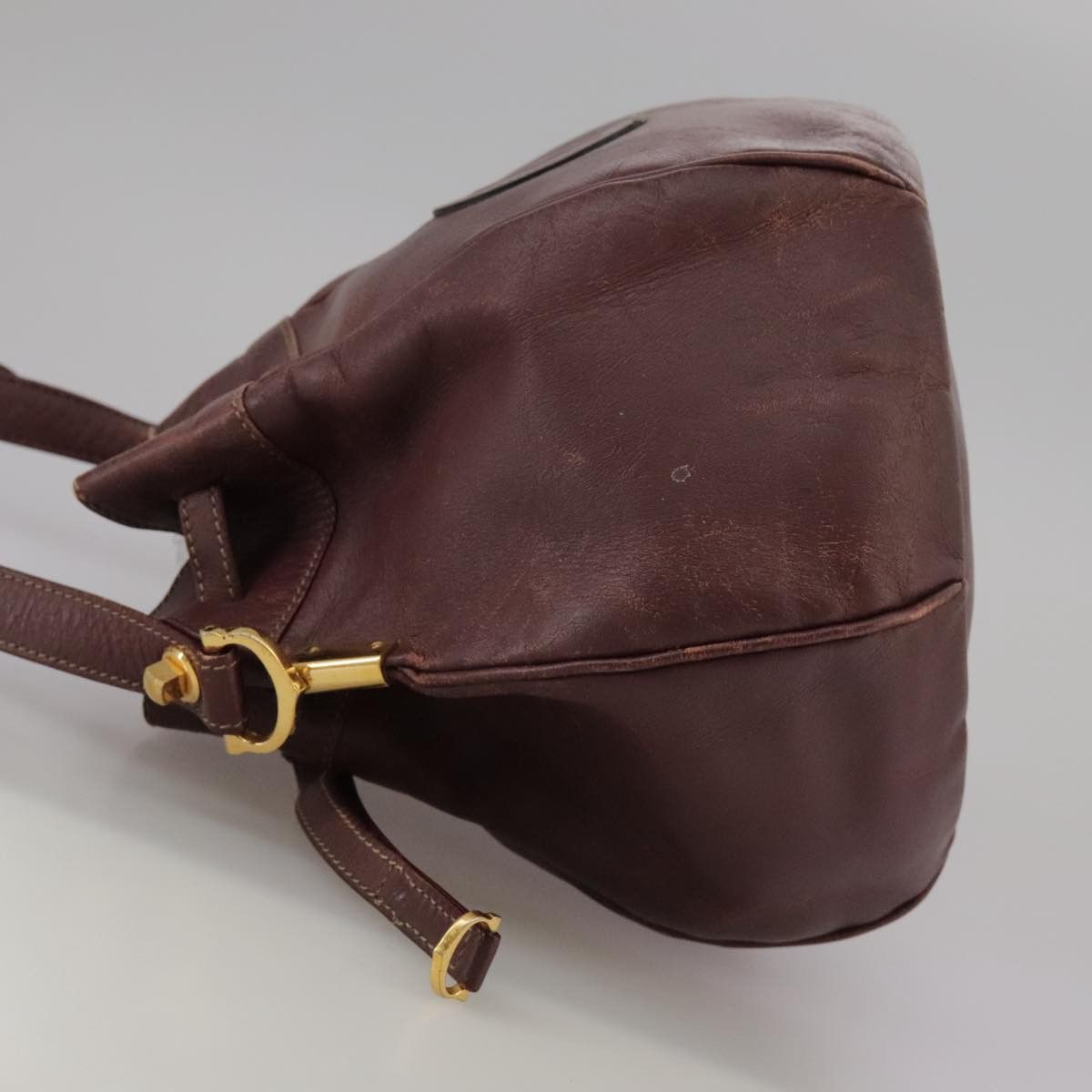 Cartier Cartier Shoulder Bag Leather Bordeaux Gold Size ONE SIZE - 4 Thumbnail