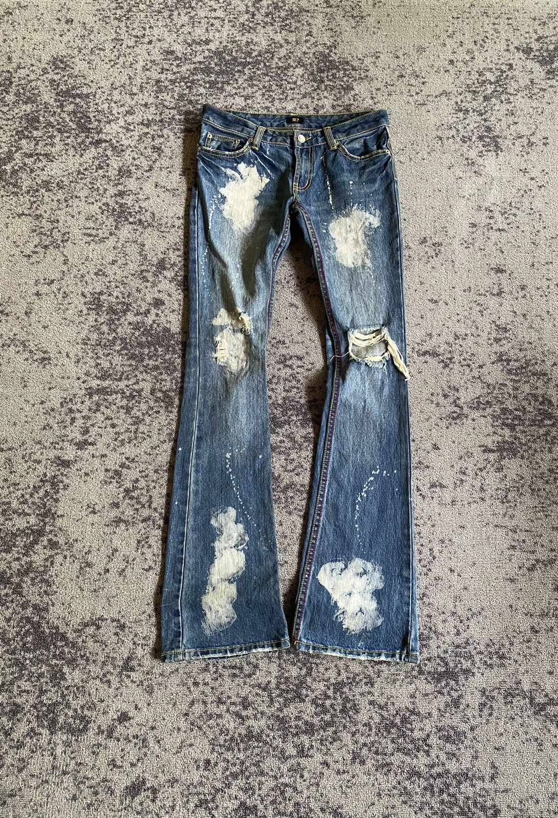 Hysteric Glamour Y2k M3 ifsixwasnine distressed flare jeans Size 28" / US 6 / IT 42 - 1 Thumbnail