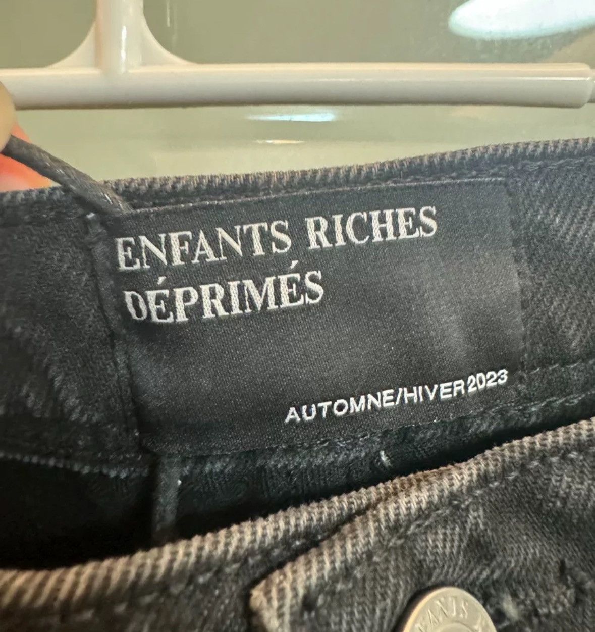 Enfants Riches Deprimes Enfants Riches Deporimes ERD 23FW Black Wash Wide Leg Jeans Size US 30 / EU 46 - 3 Thumbnail