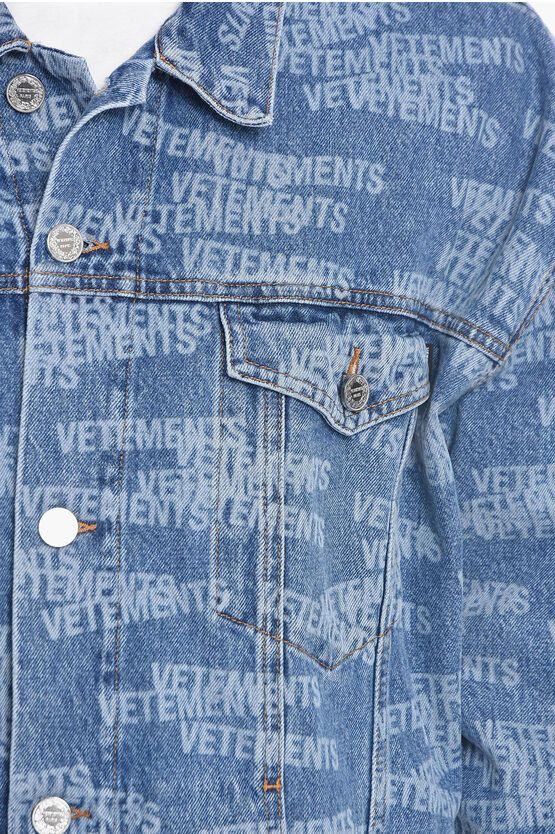 Vetements o1y0924 Denim Jacket in Blue Size US M / EU 48-50 / 2 - 3 Thumbnail
