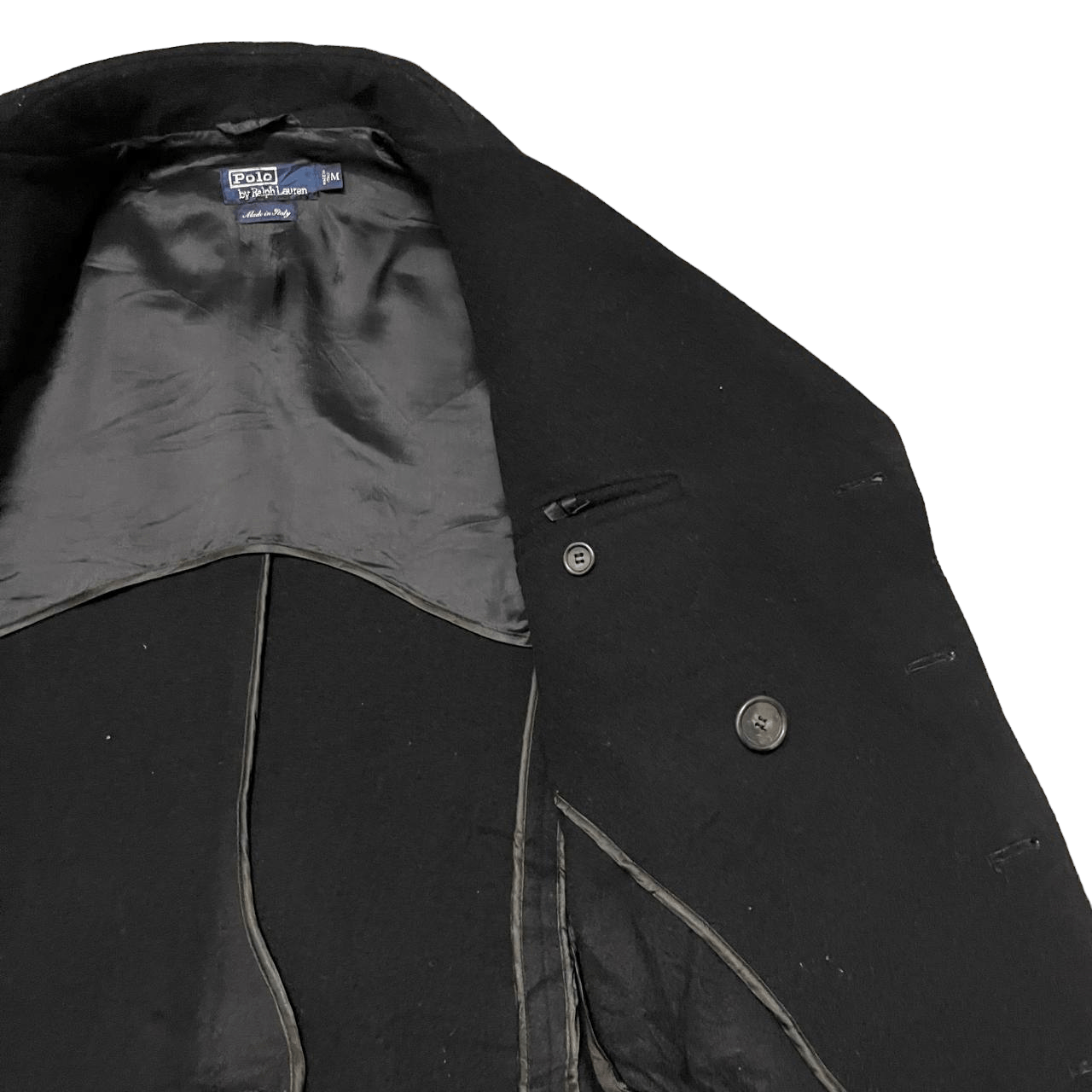 Polo Ralph Lauren Vintage Polo Ralph Lauren Wool Peacoat Double Breasted Size US M / EU 48-50 / 2 - 9 Thumbnail