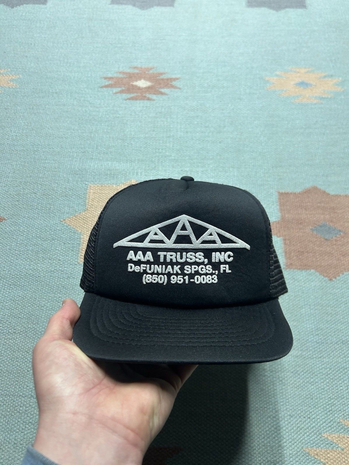 Vintage trucker hat AAA Truss DeFuniak Springs Florida construction Size ONE SIZE - 2 Thumbnail