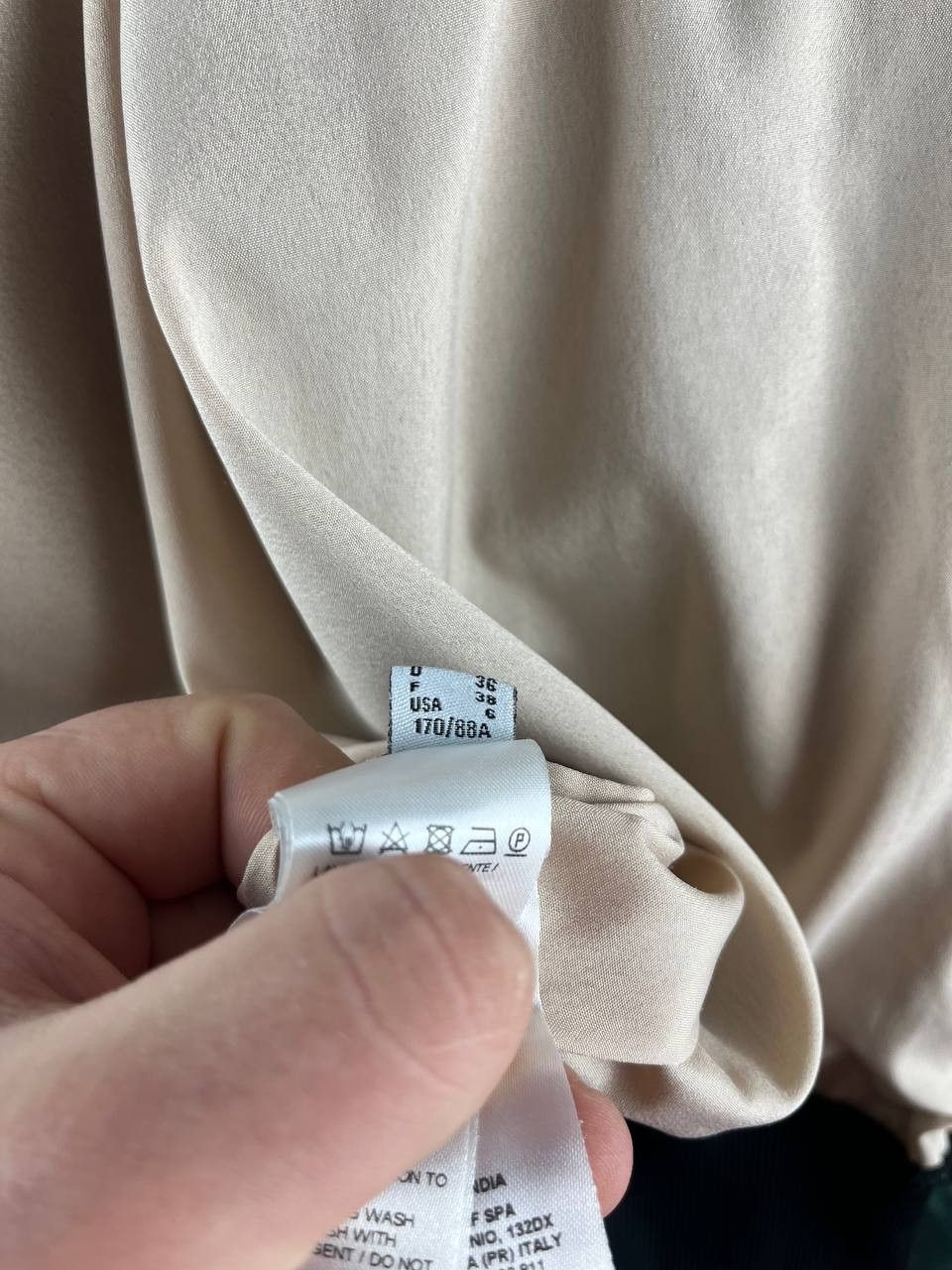 Pinko PINKO Embroidered Rose Satin Bomber Jacket - Green/Beige Size S / US 4 / IT 40 - 11 Thumbnail