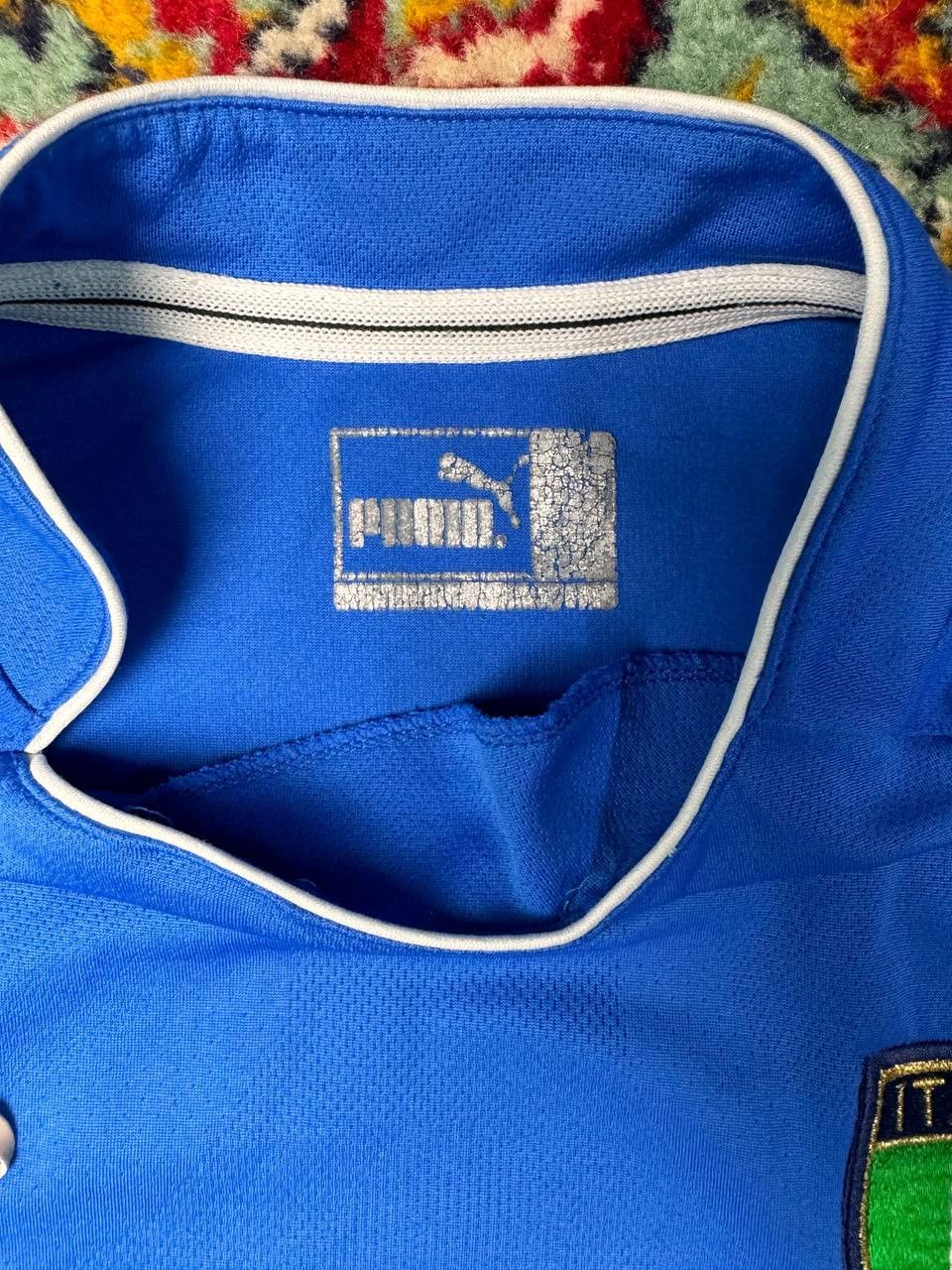 Puma VINTAGE ITALY ITALIA NATIONAL BLUE SOCCER JERSEY PUMA SHIRT Size US S / EU 44-46 / 1 - 3 Thumbnail