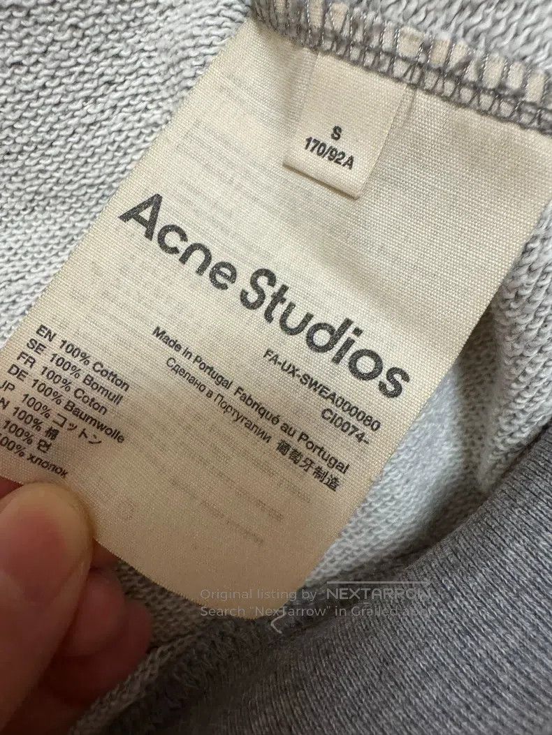 Acne Studios Acne Studios Smiley Zip-Up Hooded Sweatshirt Jacket, Class Size US S / EU 44-46 / 1 - 3 Thumbnail