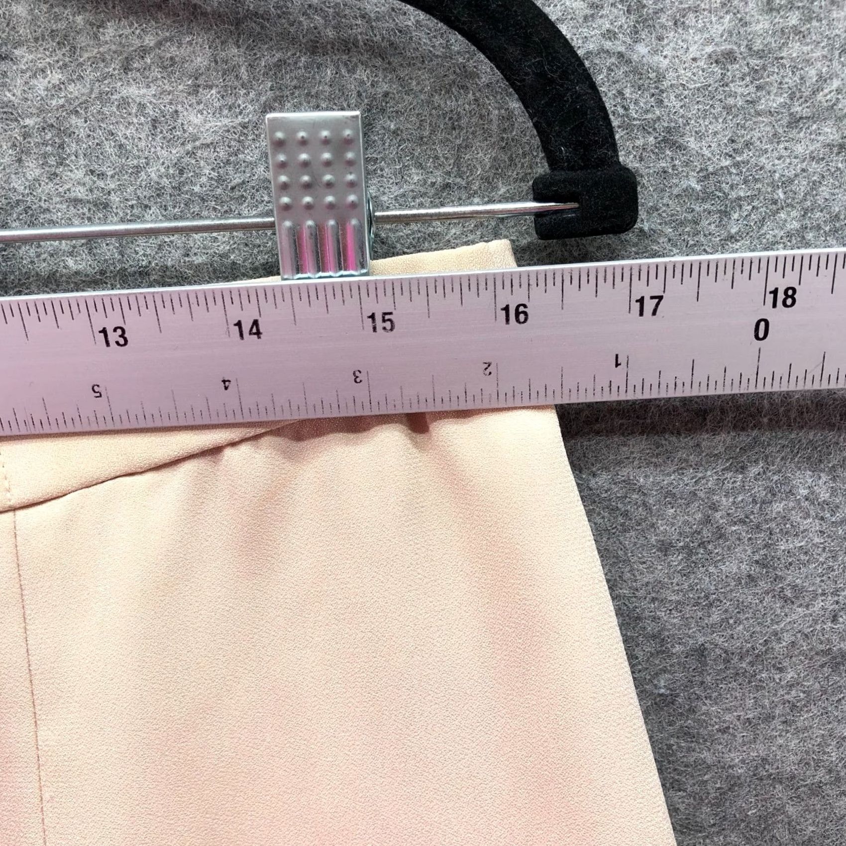 Talbots VINTAGE Talbots Pencil Skirt Womens 12 Peach Blush Pink Career Office Workwear Skirt Knee Length Lined Back Slit Size 34" / US 12 / IT 48 - 5 Thumbnail