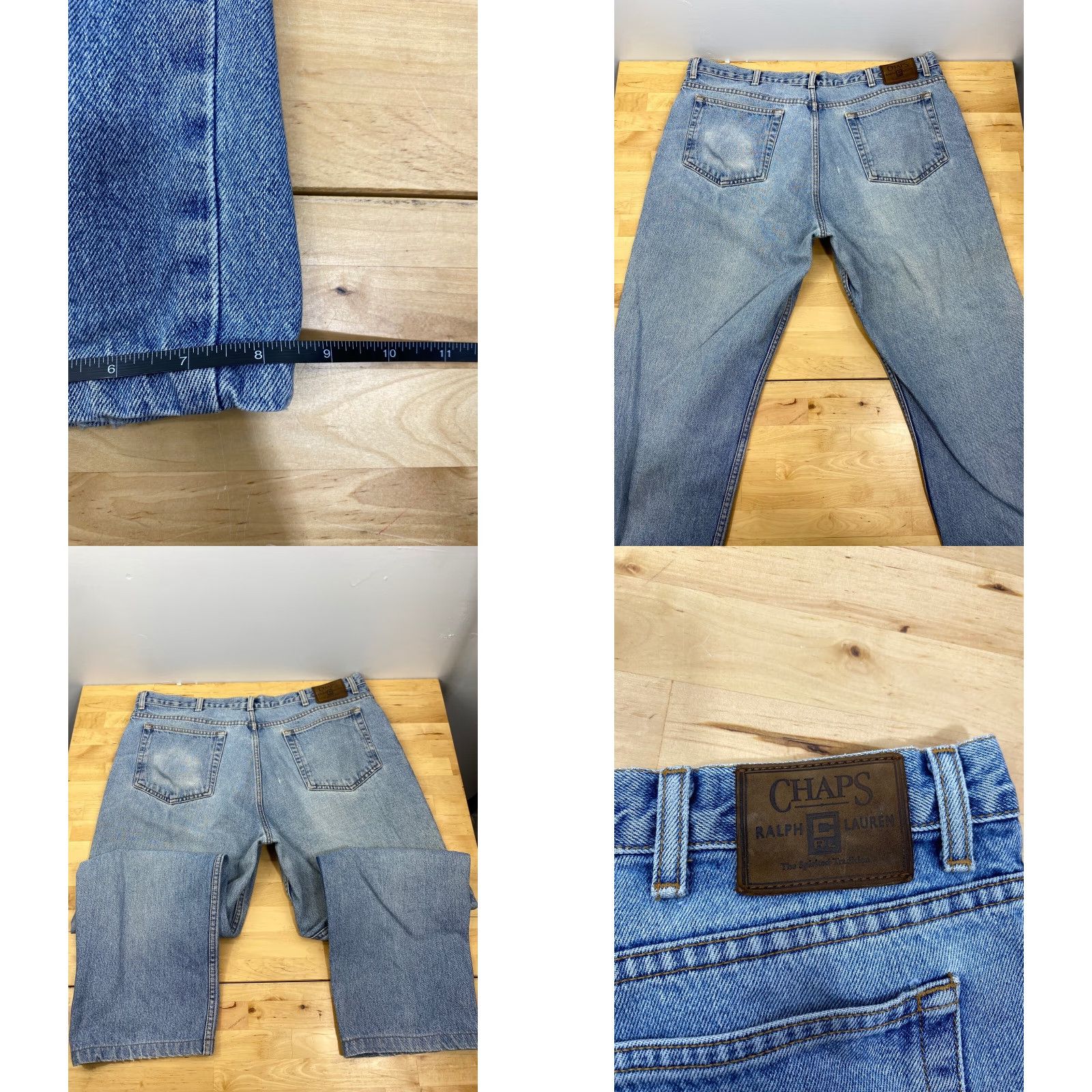 Chaps Chaps Ralph Lauren Denim Jeans Light Wash 40x32 #3482 Size US 40 / EU 56 - 8 Thumbnail