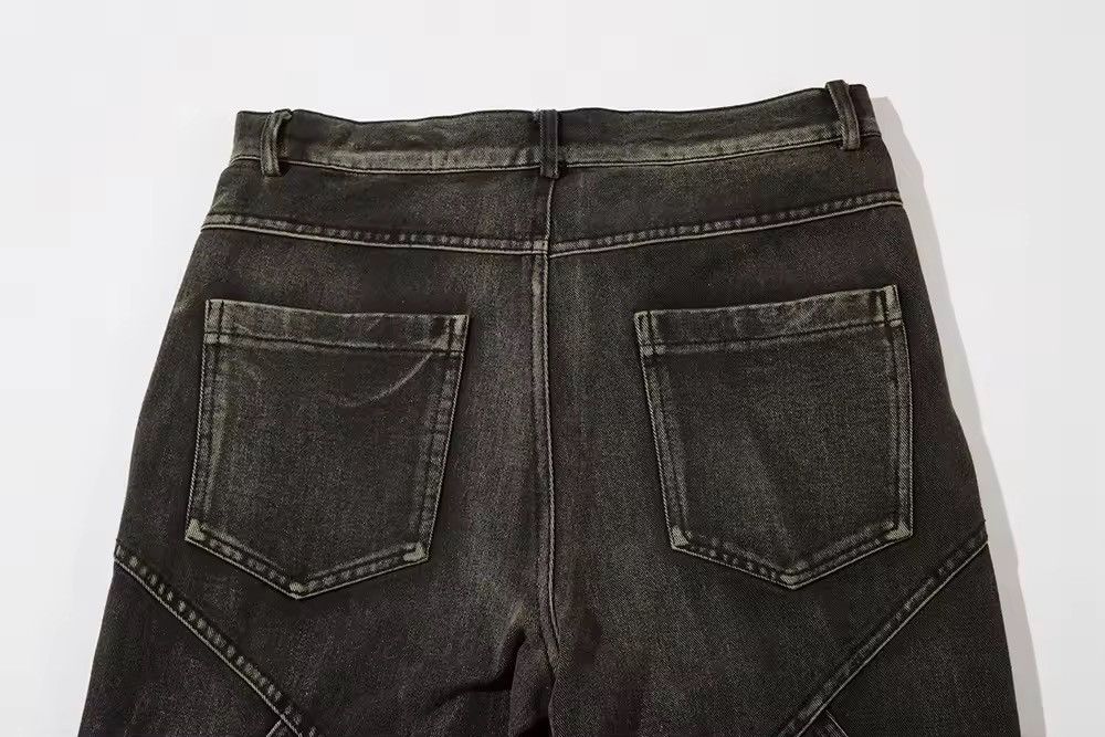 Street Deconstructed Micro-flared Jeans