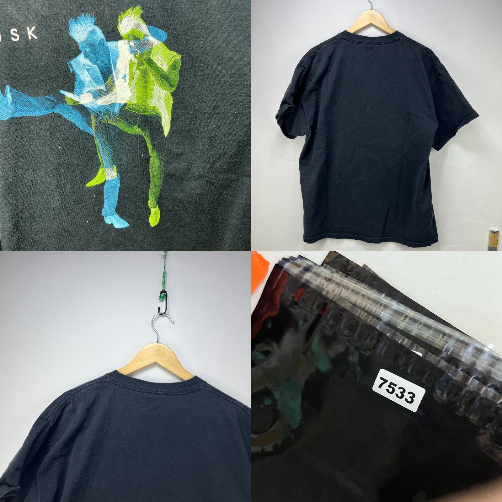 Vintage VINTAGE Rusk Sun Faded T-Shirt XL Band Graphic Shirt Mens XL Black Size US XL / EU 56 / 4 - 8 Thumbnail