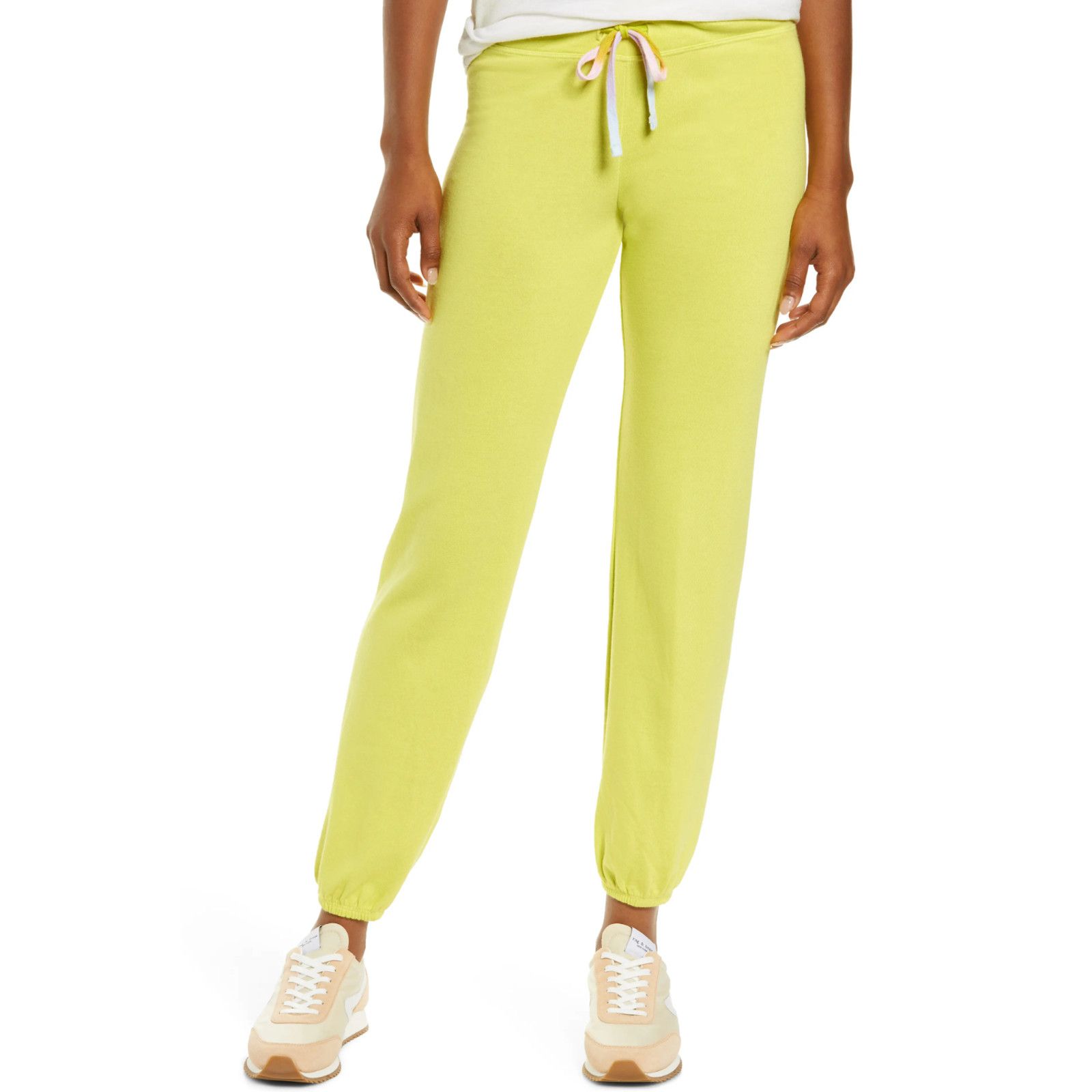 Sundry Sundry Tie Dye Joggers in Yellow, Size 3/L Size 34" / US 12 / IT 48 - 1 Preview