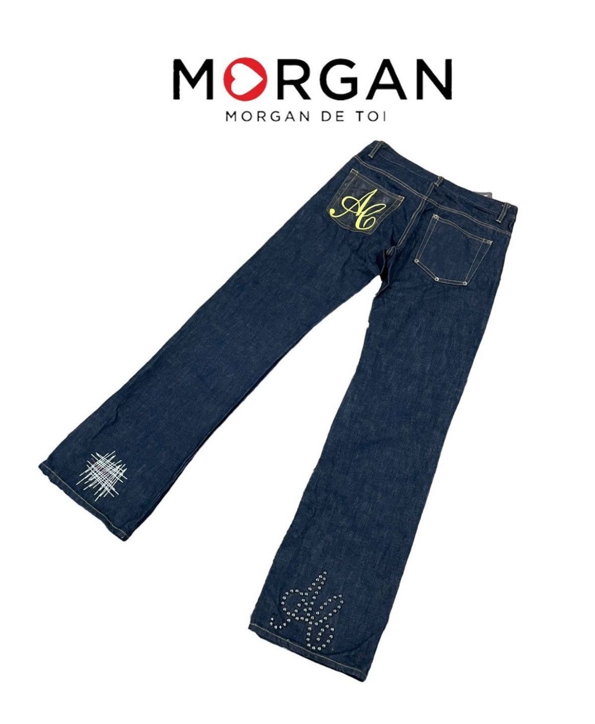 Designer Morgan Homme Jeans Size US 34 / EU 50 - 7 Thumbnail