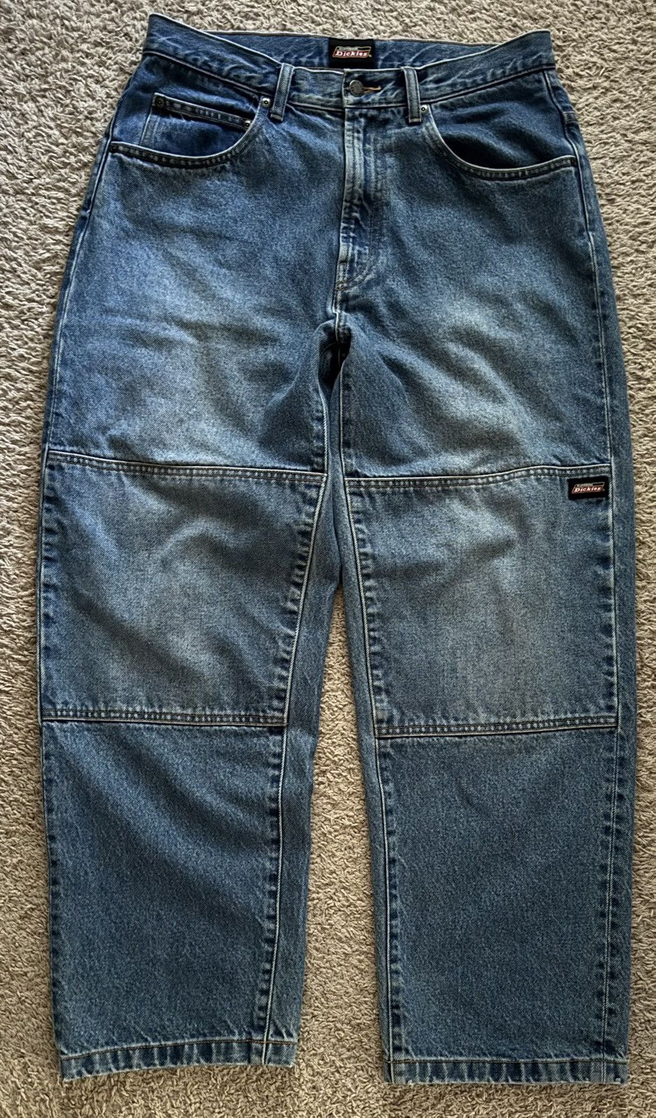 Supreme Dickies Double Knee Baggy Denim Jeans