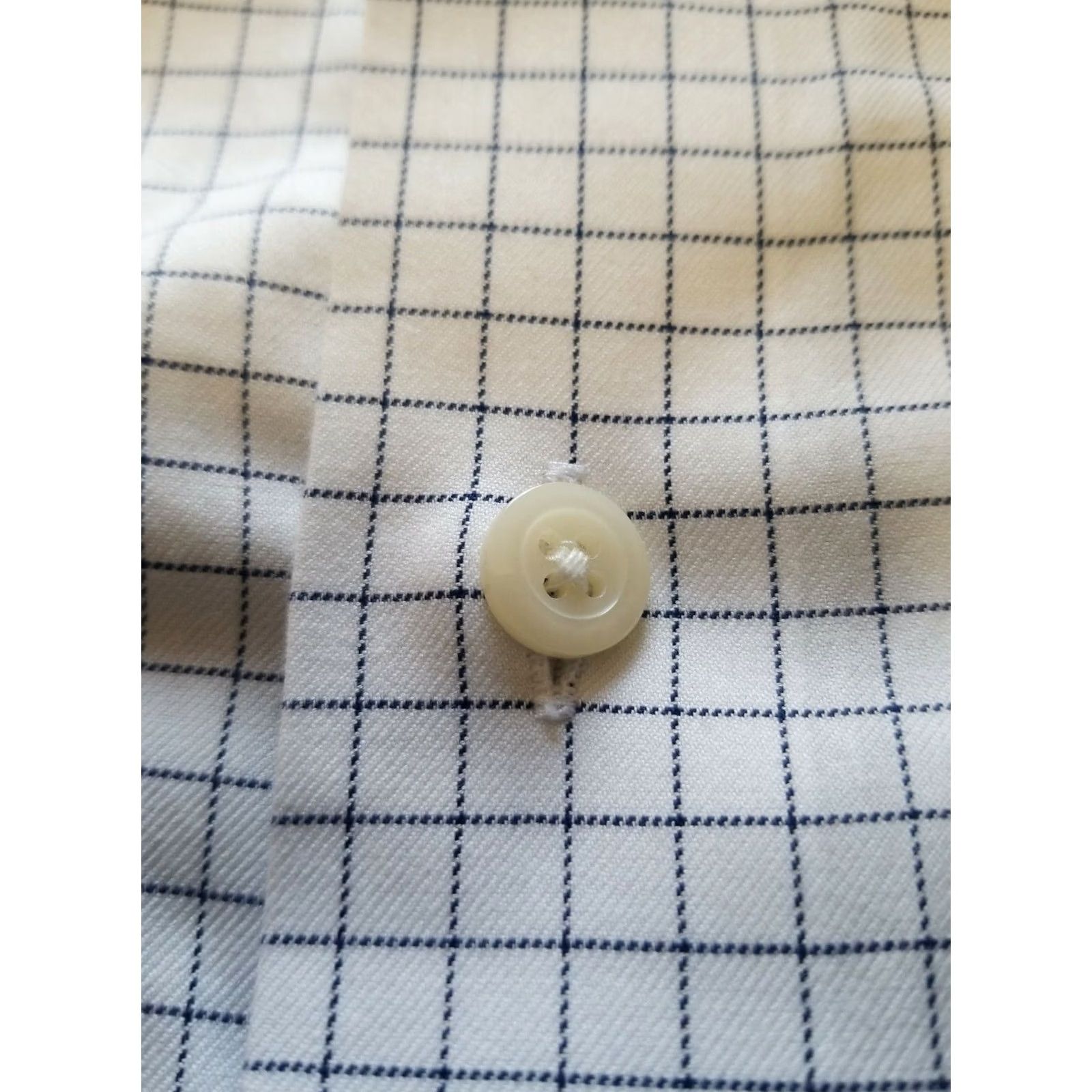 Orvis Orvis Gingham Short Sleeve Button-Up Shirt Men's L White Cotton Regular Shirt Size US L / EU 52-54 / 3 - 5 Thumbnail