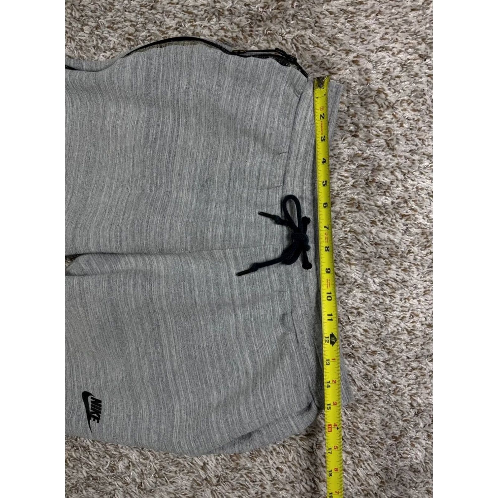 Nike Nike Jogger Mens L Gray Tech Fleece Joggers Heather Black Men Size US 33 - 7 Thumbnail