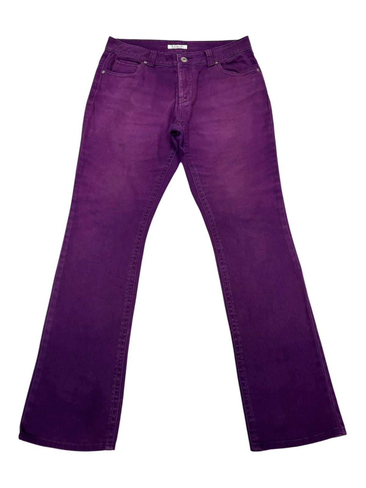 If Six Was Nine Vintage J-Honey Purple Flared Jeans Size US 31 - 1 Thumbnail