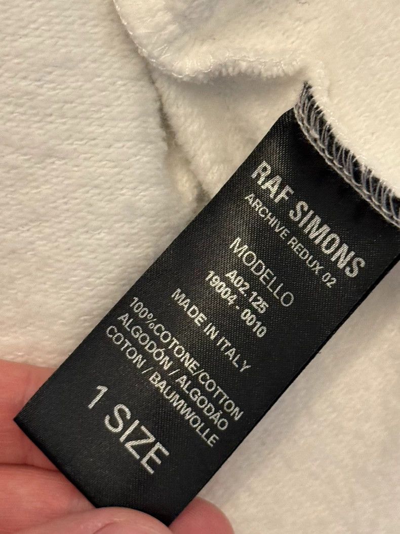Raf Simons Raf simons White sweatshirt Size US S / EU 44-46 / 1 - 3 Thumbnail