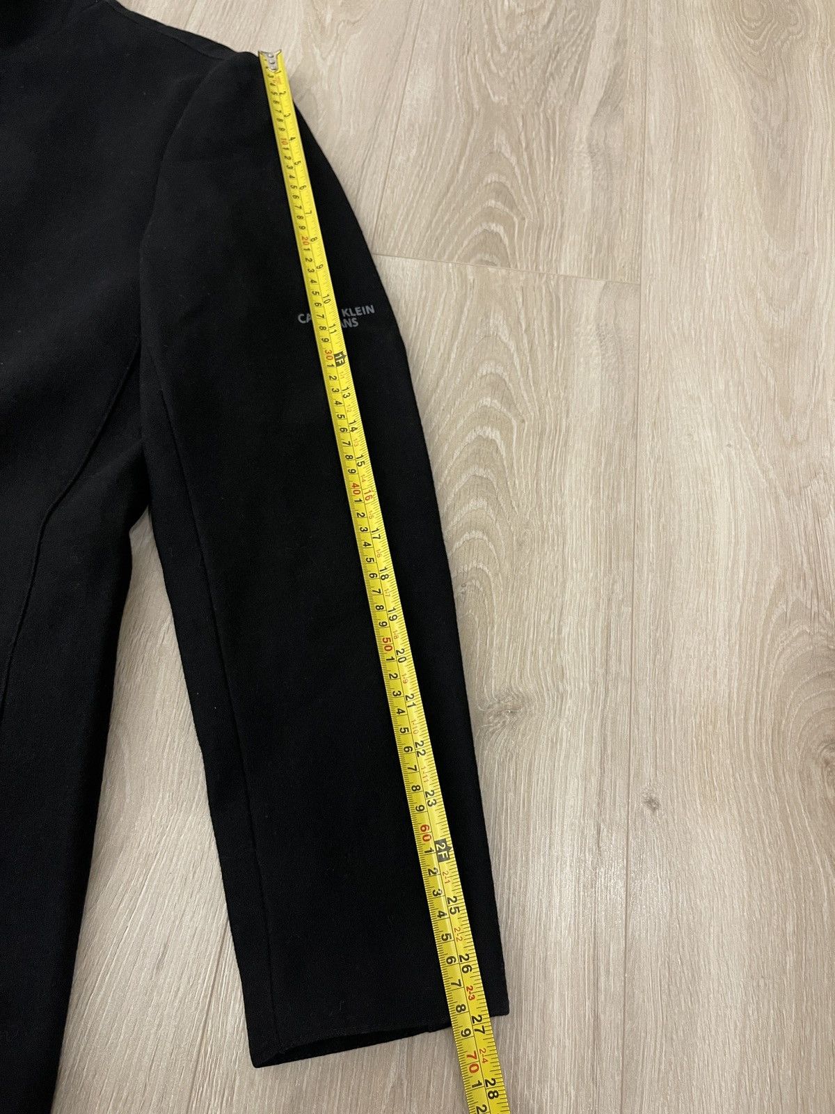 Calvin Klein Calvin Klein wool coat overcoat black men’s Size US M / EU 48-50 / 2 - 12 Thumbnail