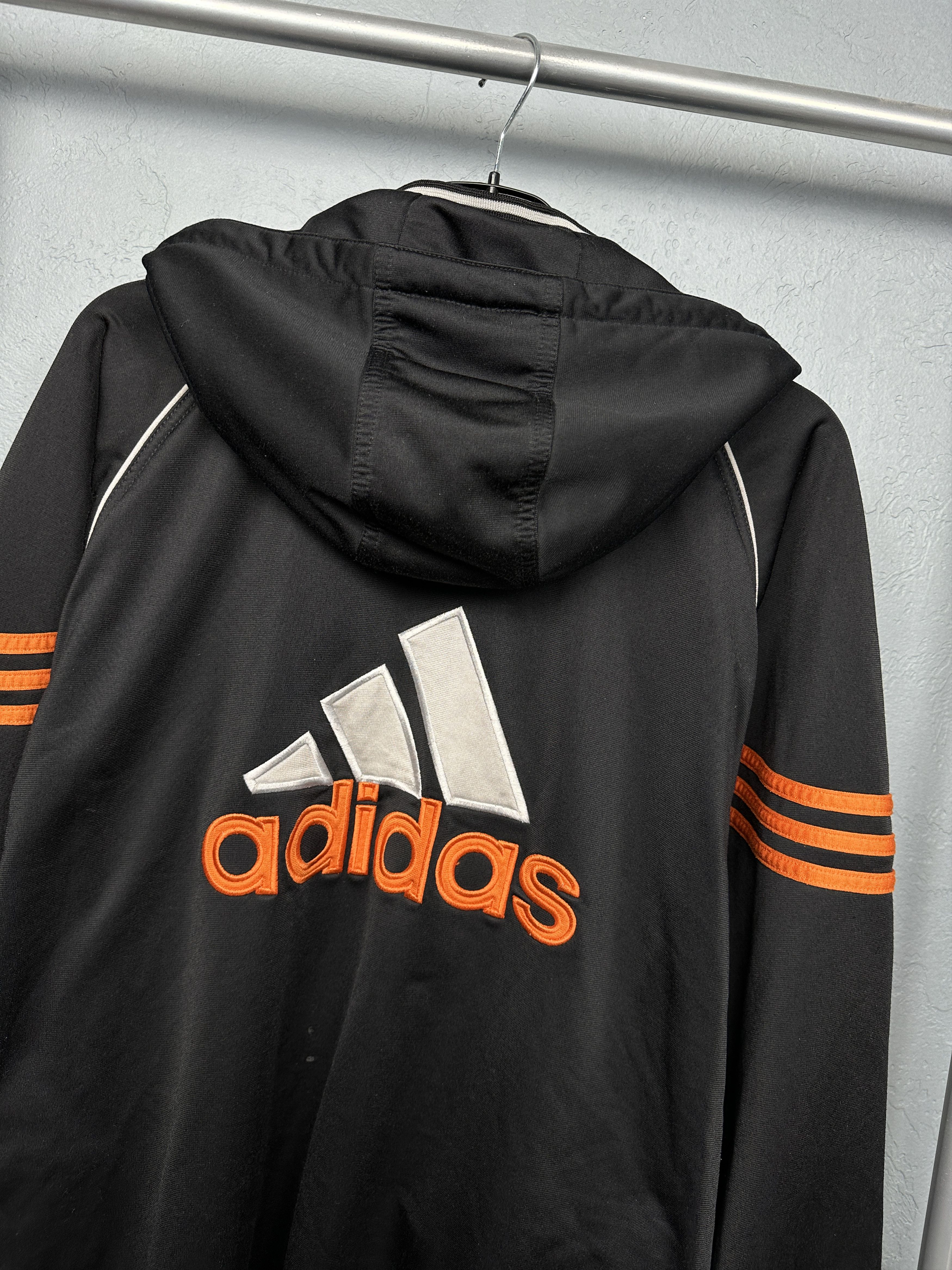 Adidas Adidas Vintage Mens Track Top Hooded Jacket Size US L / EU 52-54 / 3 - 10 Thumbnail