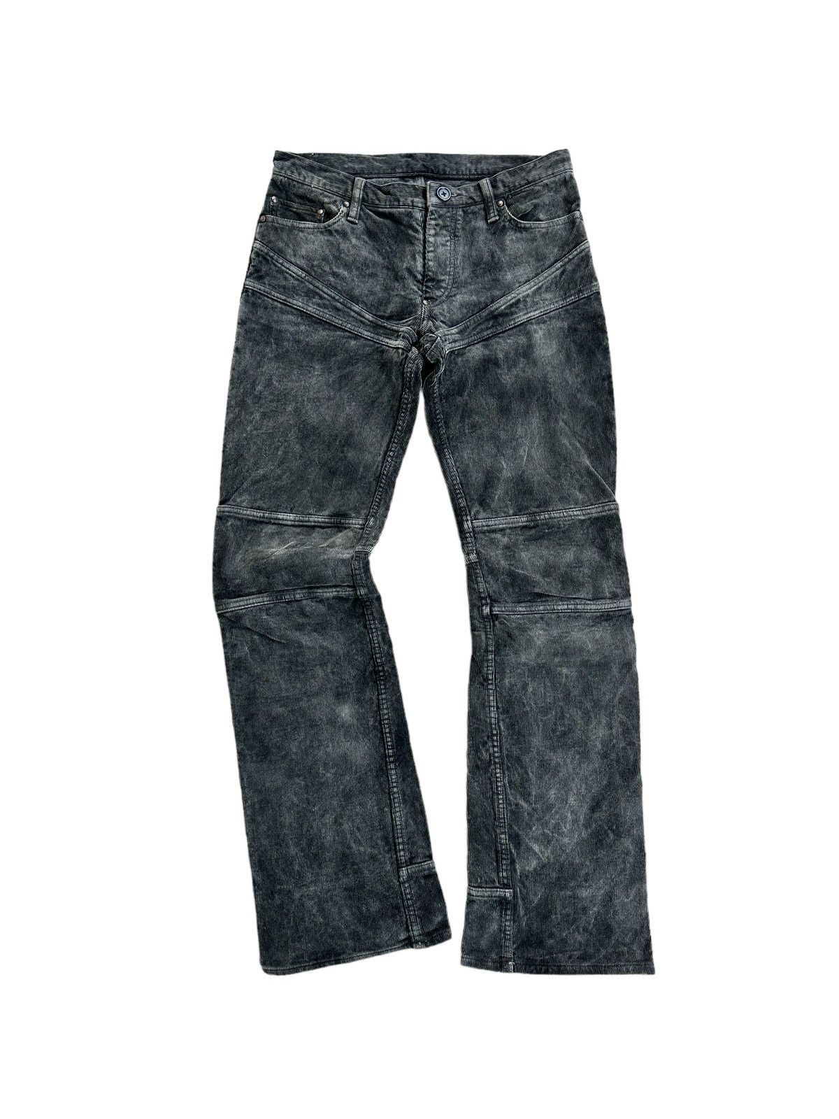 image of 14Th Addiction x If Six Was Nine Ayuite Heavy Cudroy Flare Jeans in Black (Size 32)