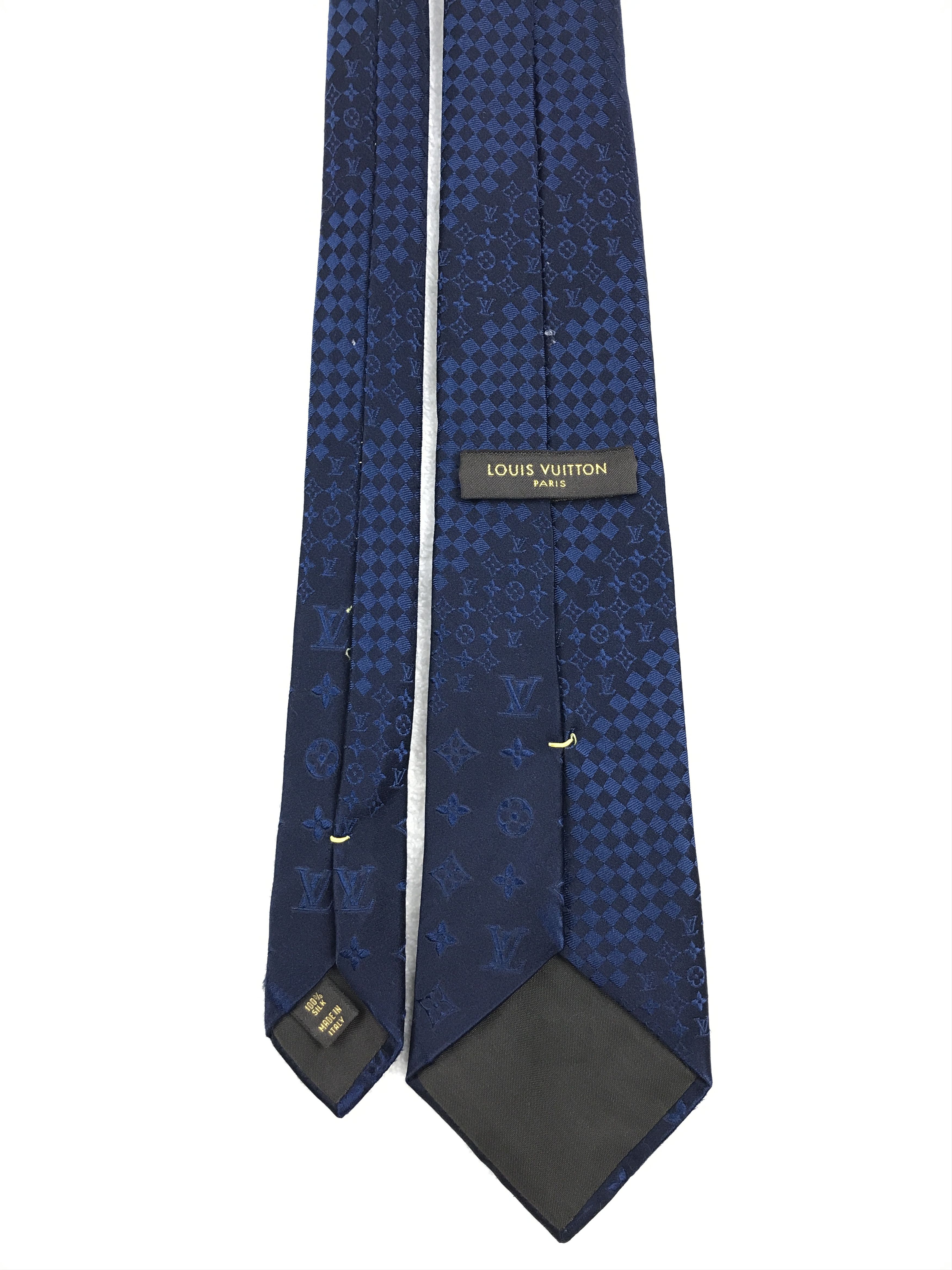 Designer × Louis Vuitton Louis Vuitton Monogram Silk Necktie Size ONE SIZE - 4 Thumbnail