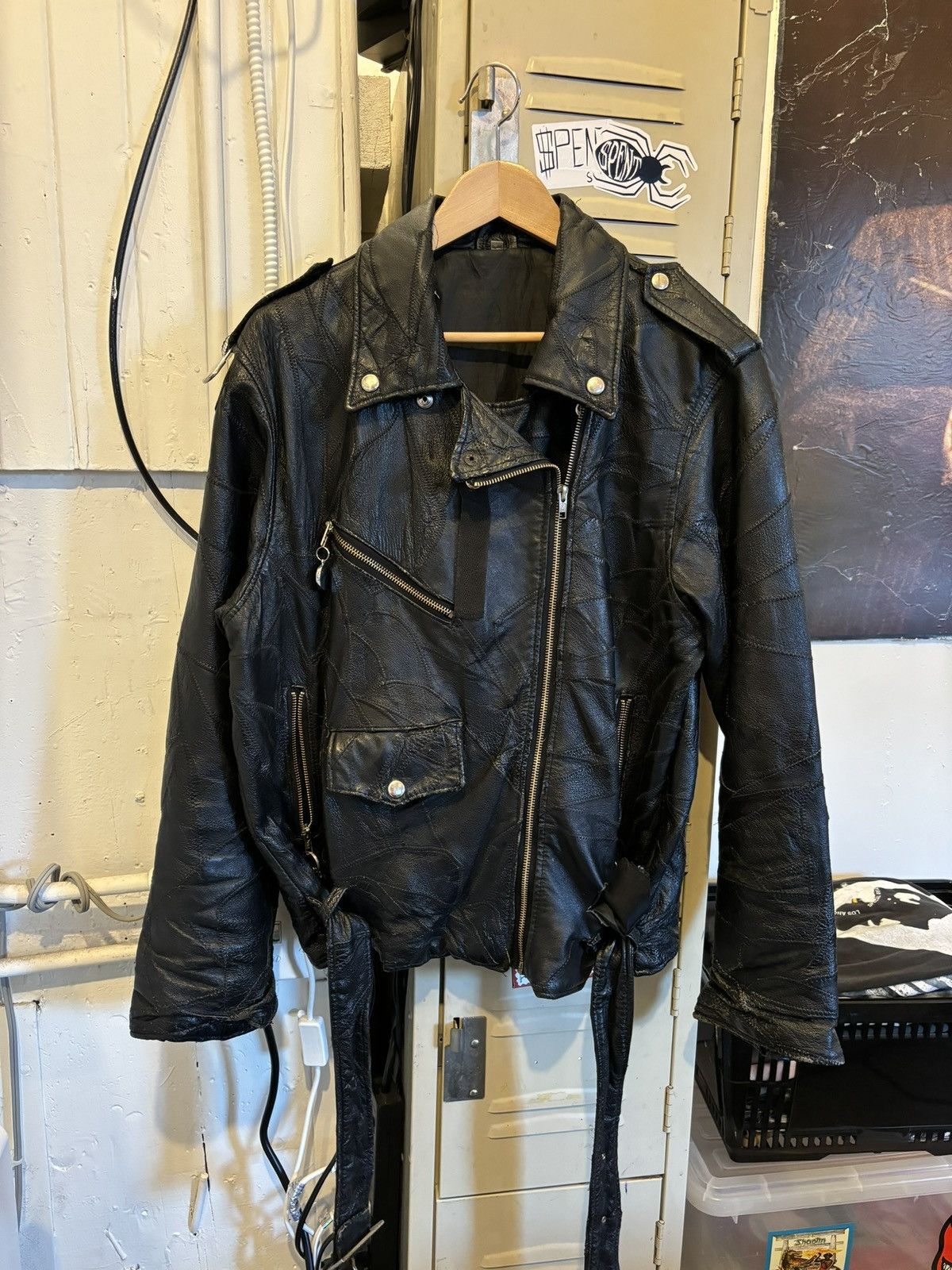 Other Vintage Leather Jacket Size US L / EU 52-54 / 3 - 1 Thumbnail