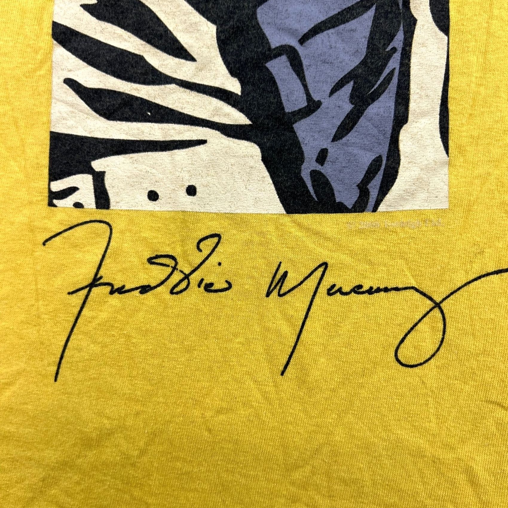 Gildan Freddie Mercury 2008 The Phoenix Trust fighting AIDS Shirt Mens Large Gildan Shirt Mens Large Yellow T-Shirt 2008 Phoenix Trust AIDS Mens Gildan Size US L / EU 52-54 / 3 - 5 Thumbnail