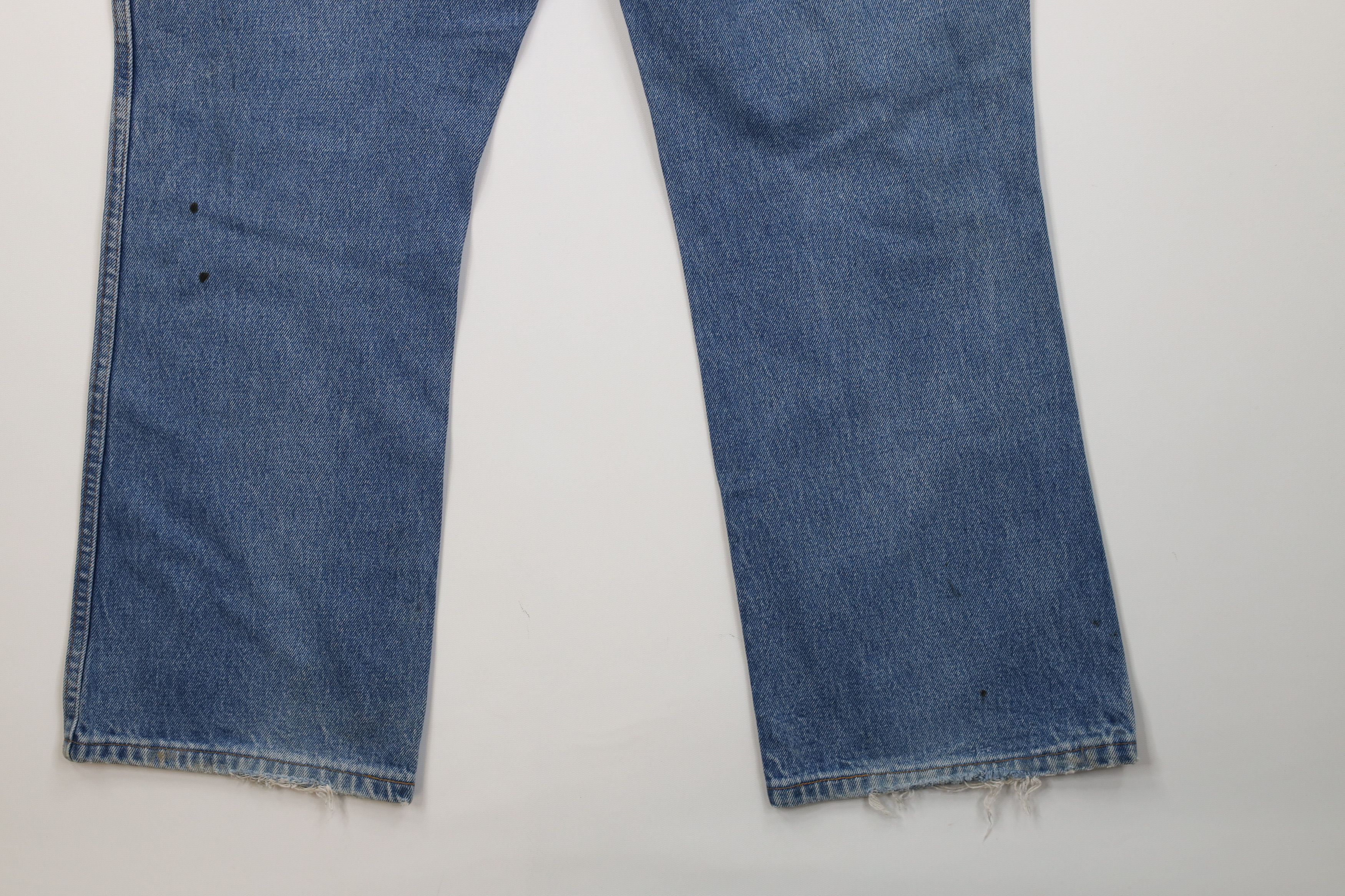Vintage Vintage 70s Streetwear Flared Bootcut Denim Jeans Blue USA Size US 40 / EU 56 - 16 Thumbnail