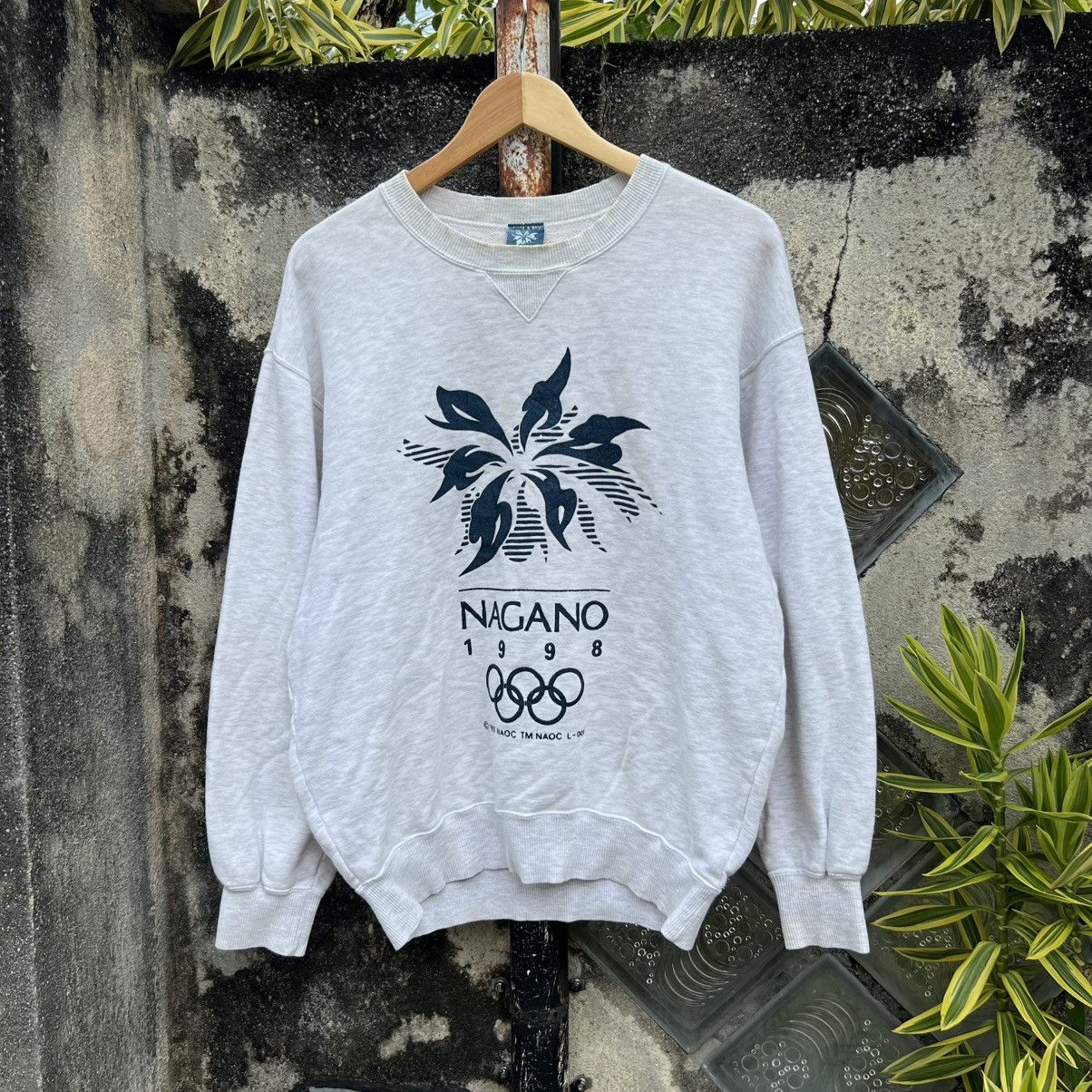 Vintage “VINTAGE” 1998 OLYMPIC WINTER/NAGANO CREWNECK Size US XL / EU 56 / 4 - 1 Thumbnail