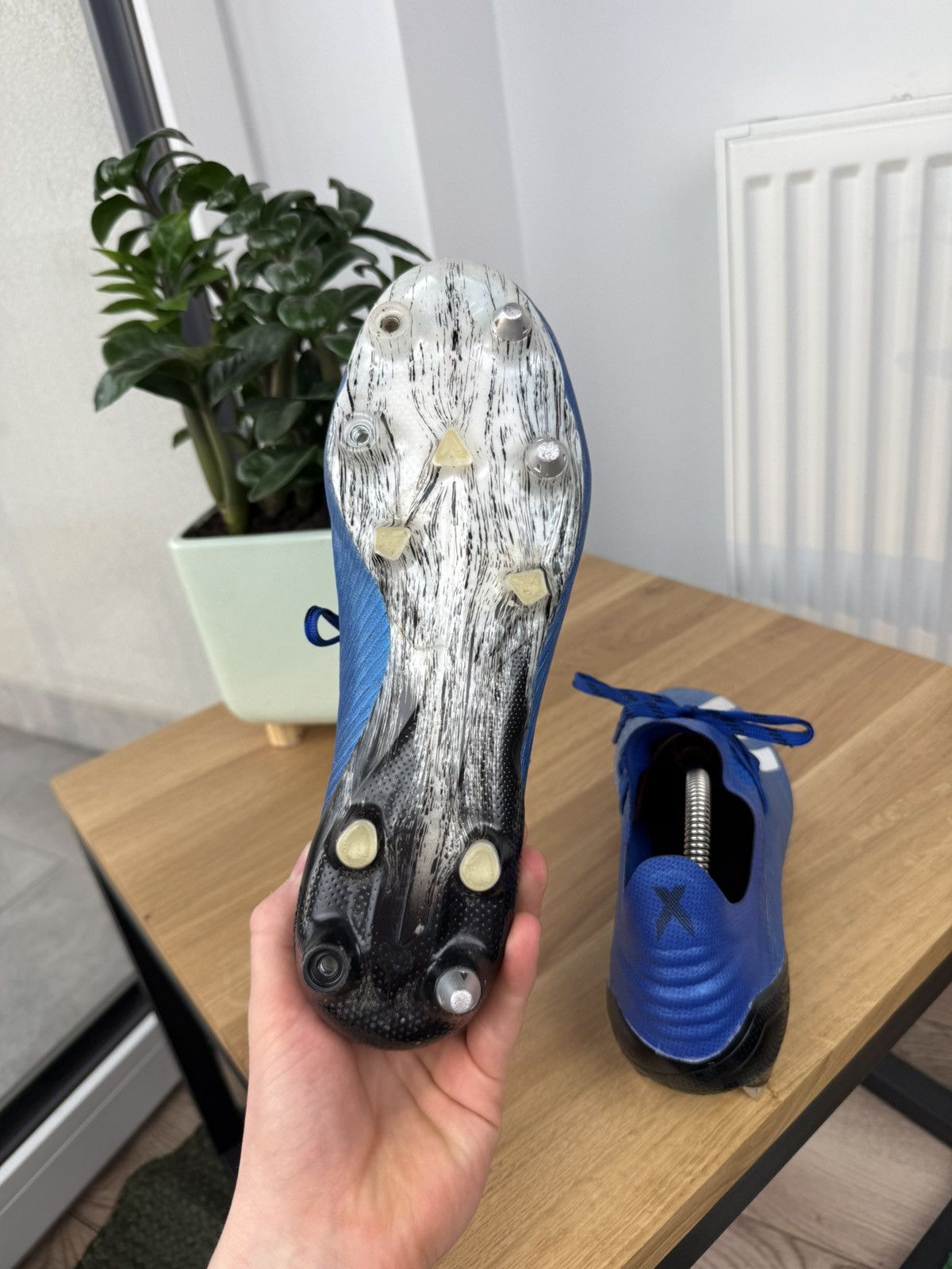 Adidas ADIDAS RARE X 19.1 FG FOOTBALL SOCCER CLEATS TECHFIT BOOTS Size US 8 / EU 41 - 10 Thumbnail