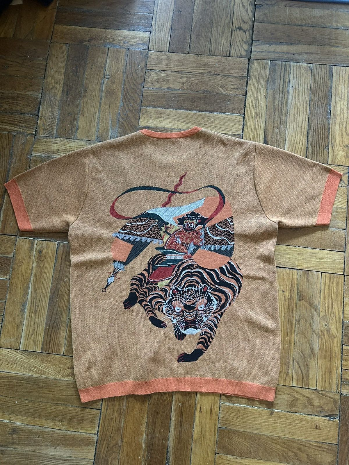 Junya Watanabe JUNYA WATANABE Tiger Intaria-Knit Sweater Size US M / EU 48-50 / 2 - 3 Thumbnail