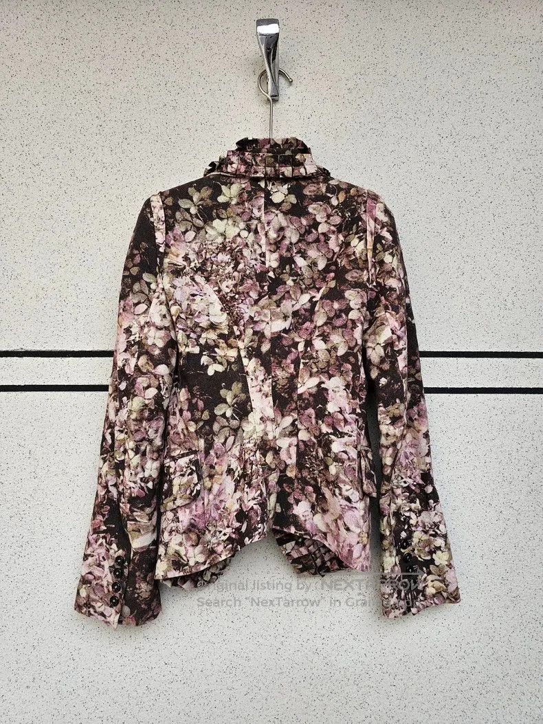 Ann Demeulemeester floral print blazer by ann demeulemeester Size US S / EU 44-46 / 1 - 2 Thumbnail